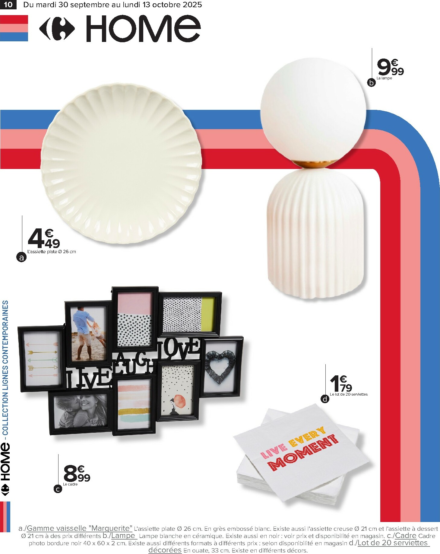 carrefour - Catalogue Carrefour - Des idées deco qui vous ressemblent valable du 30/09 au 13/10 - page: 10