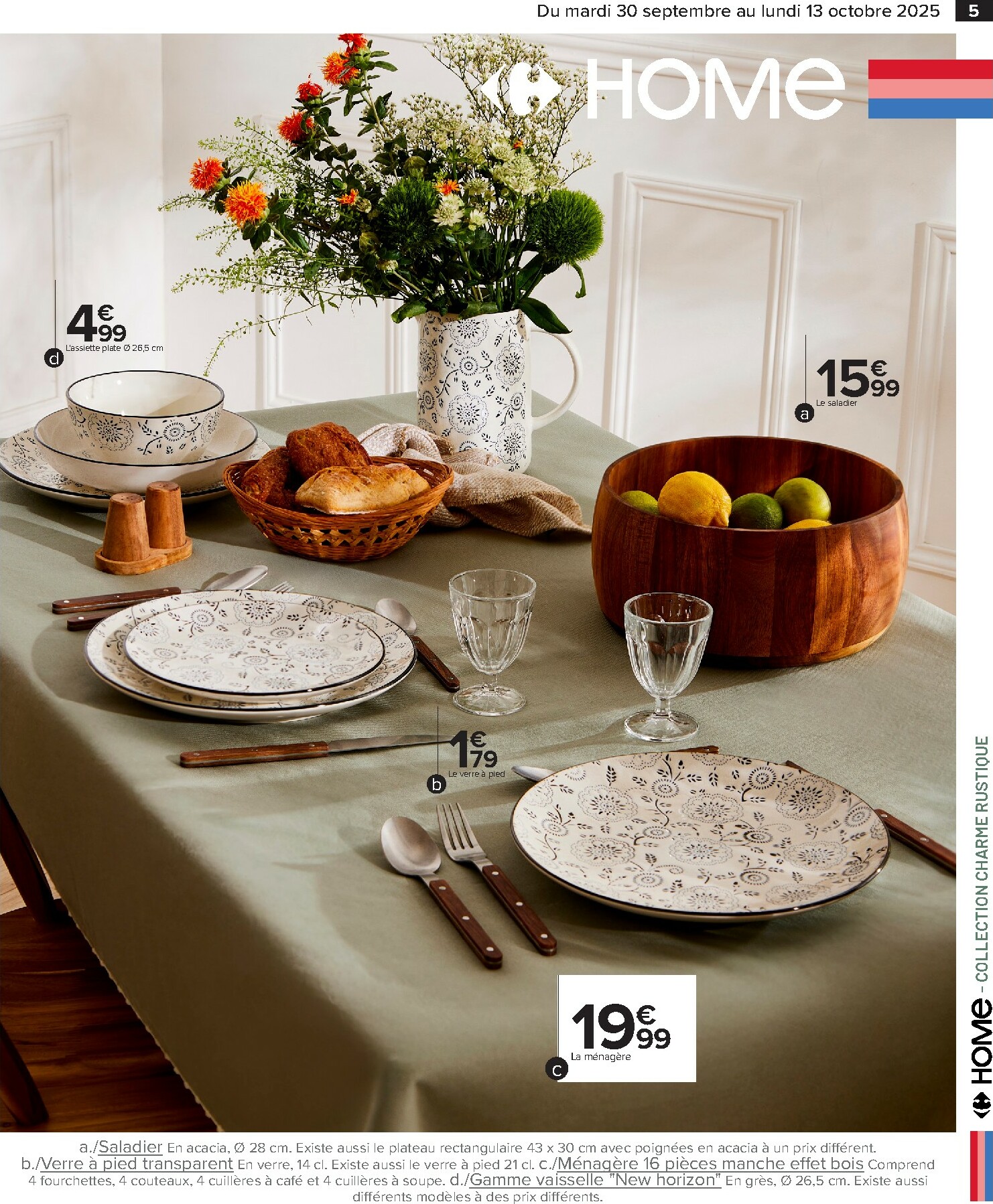 carrefour - Catalogue Carrefour - Des idées deco qui vous ressemblent valable du 30/09 au 13/10 - page: 5