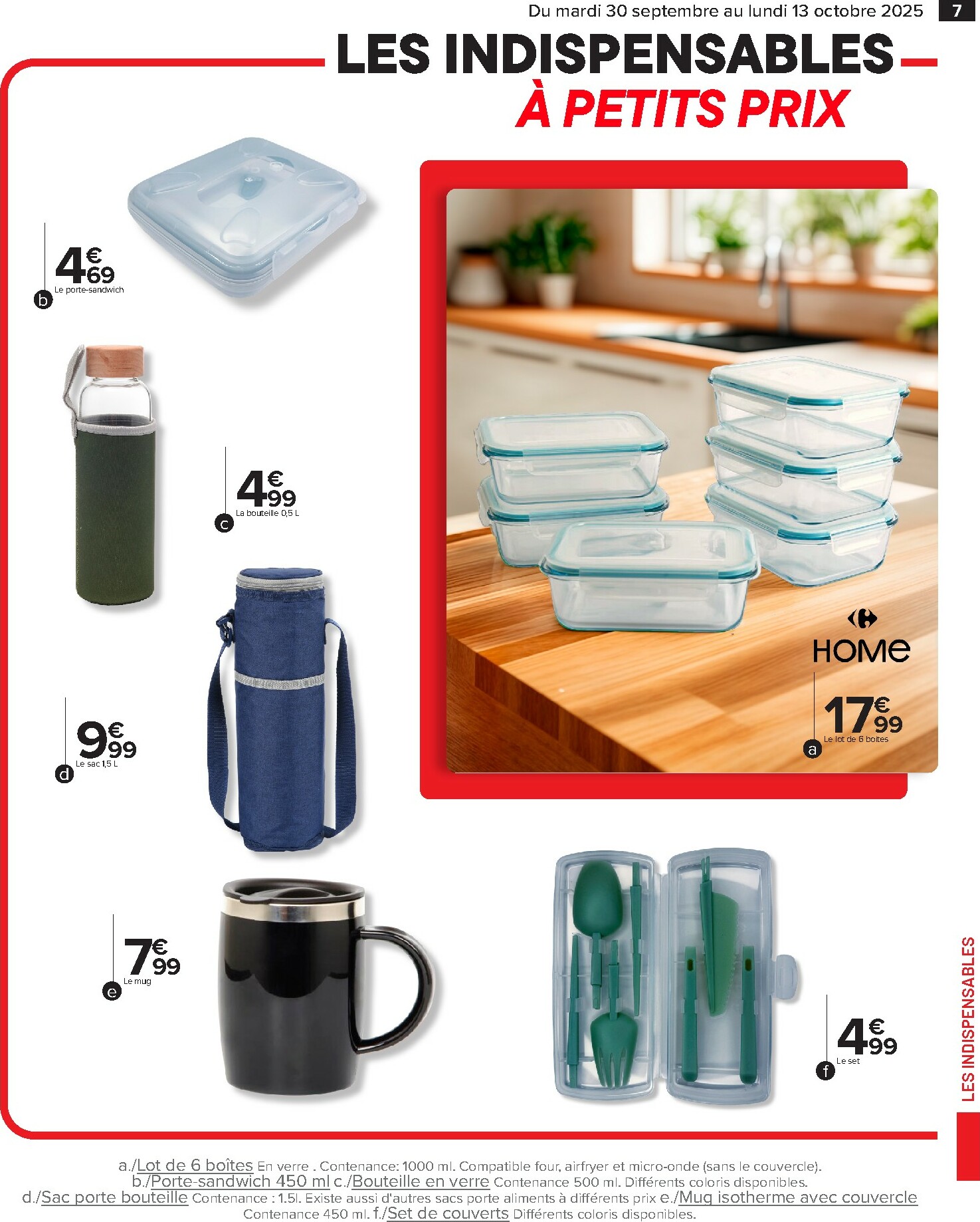 carrefour - Catalogue Carrefour - Des idées deco qui vous ressemblent valable du 30/09 au 13/10 - page: 7