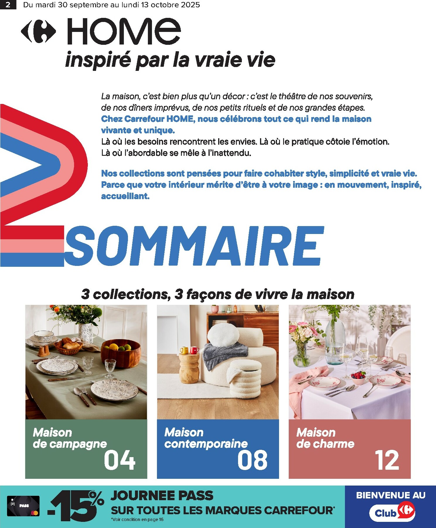 carrefour - Catalogue Carrefour - Des idées deco qui vous ressemblent valable du 30/09 au 13/10 - page: 2