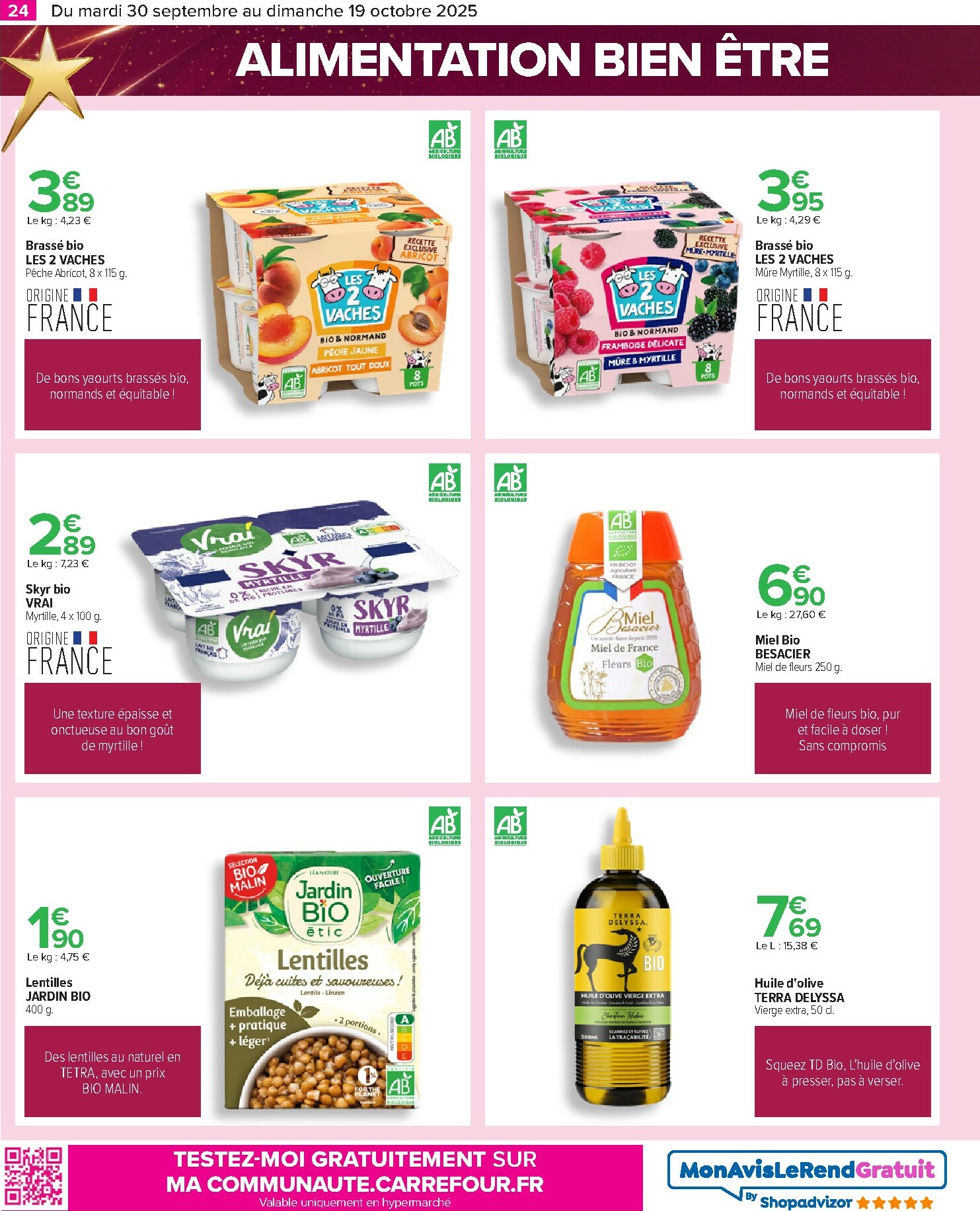 carrefour - Catalogue Carrefour - Le grand prix de l'innovation valable du 30/09 au 19/10 - page: 24