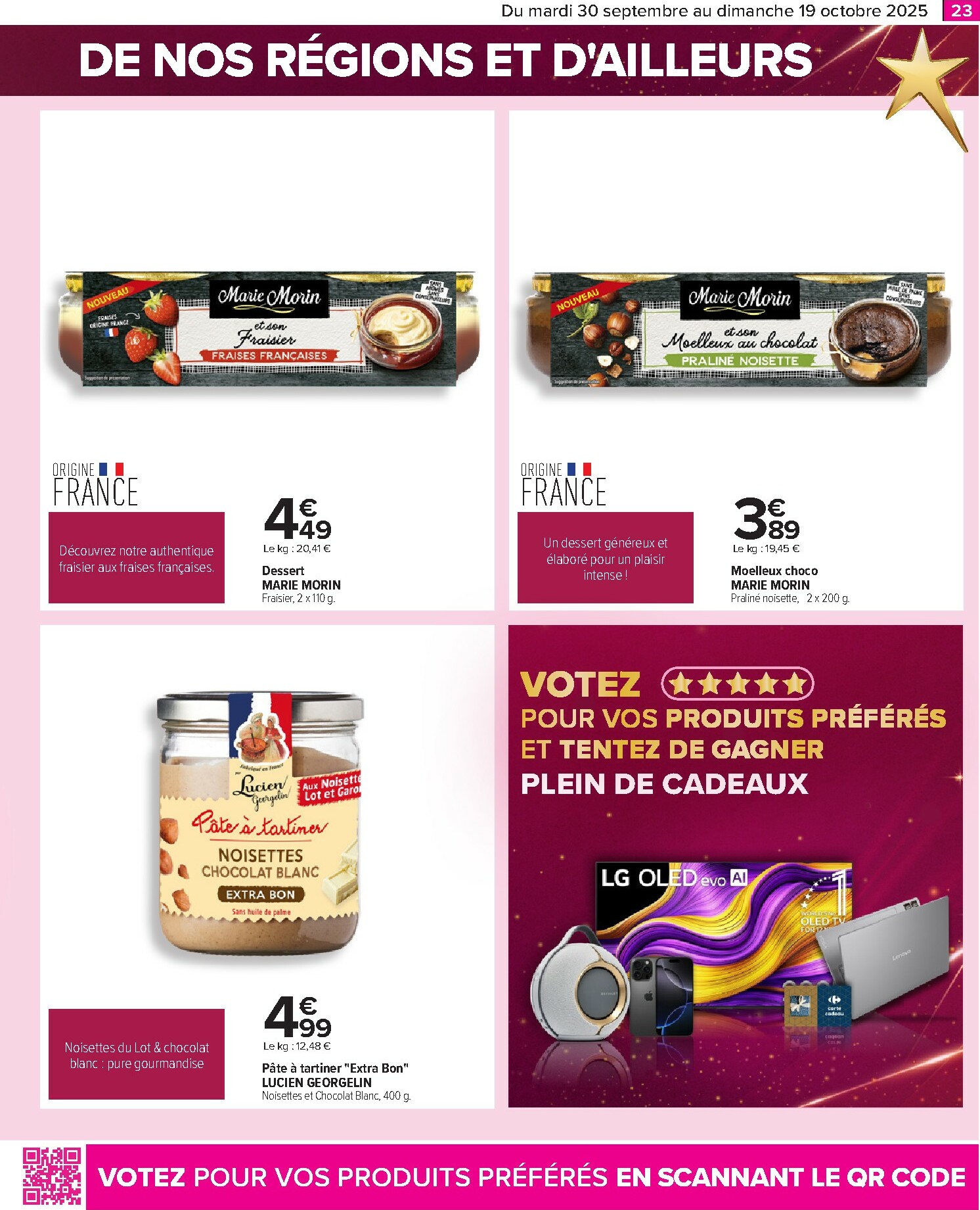 carrefour - Catalogue Carrefour - Le grand prix de l'innovation valable du 30/09 au 19/10 - page: 23