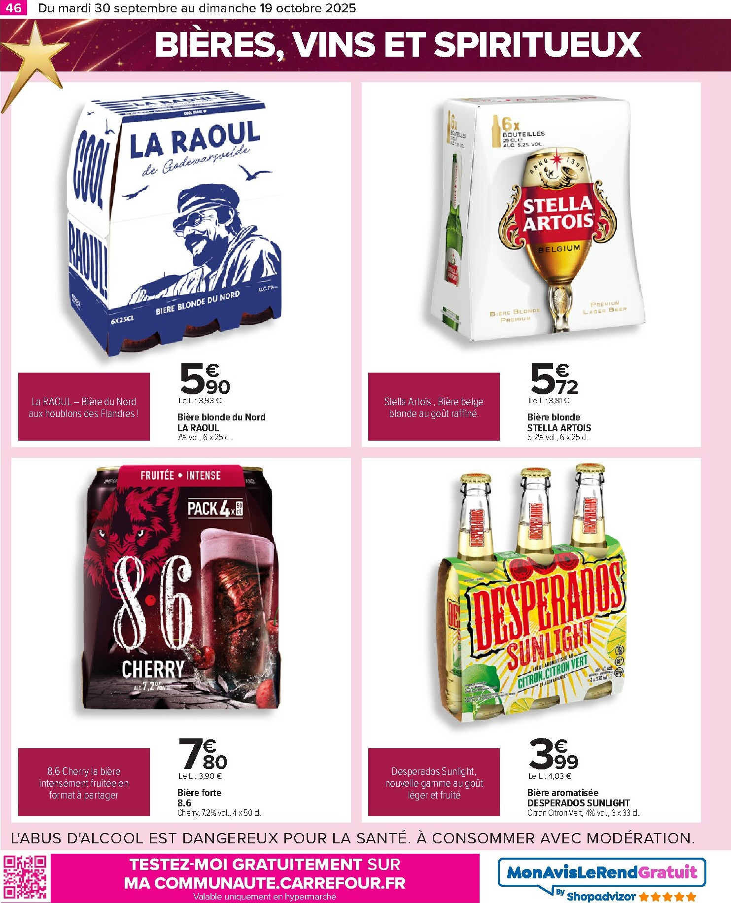 carrefour - Catalogue Carrefour - Le grand prix de l'innovation valable du 30/09 au 19/10 - page: 46