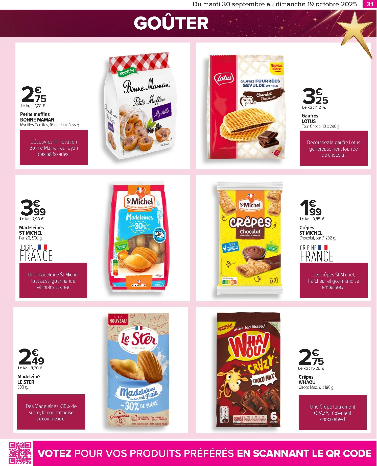 carrefour - Catalogue Carrefour - Le grand prix de l'innovation valable du 30/09 au 19/10 - page: 31