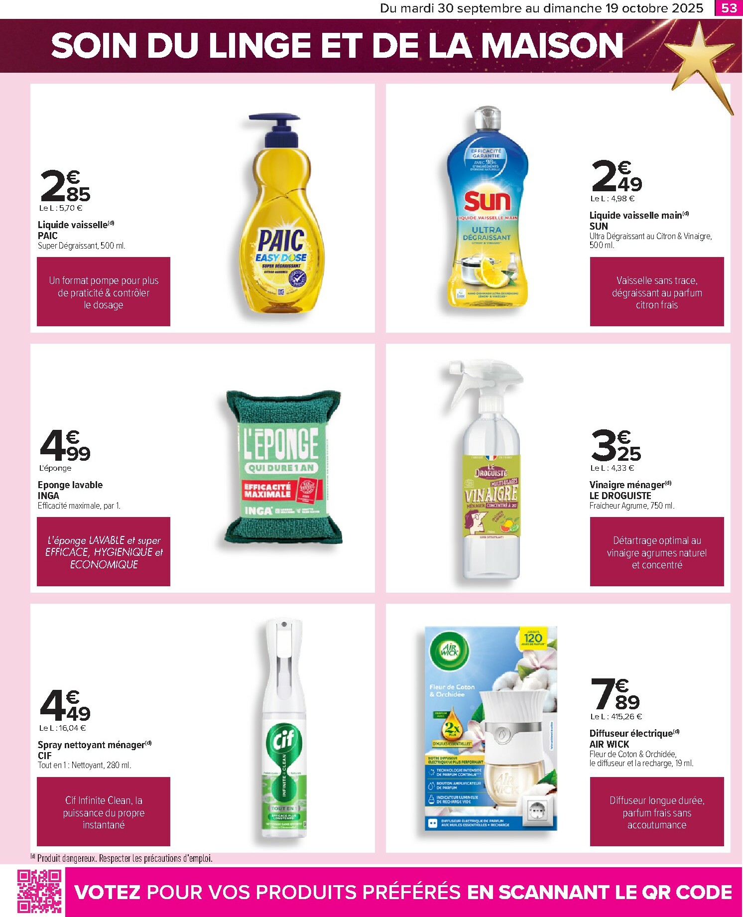 carrefour - Catalogue Carrefour - Le grand prix de l'innovation valable du 30/09 au 19/10 - page: 53