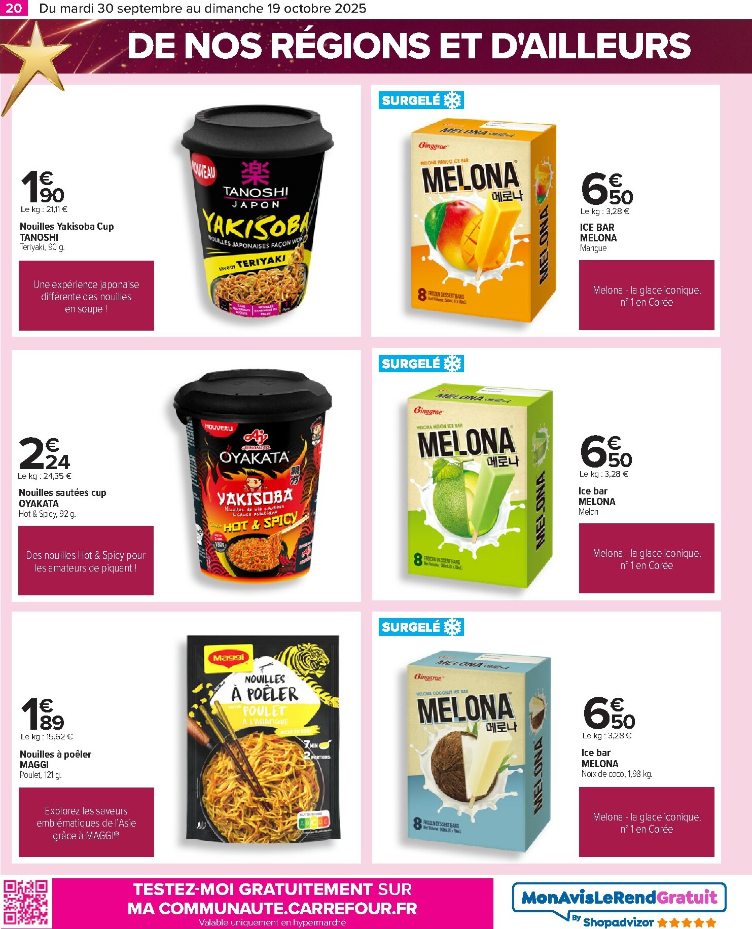 carrefour - Catalogue Carrefour - Le grand prix de l'innovation valable du 30/09 au 19/10 - page: 20
