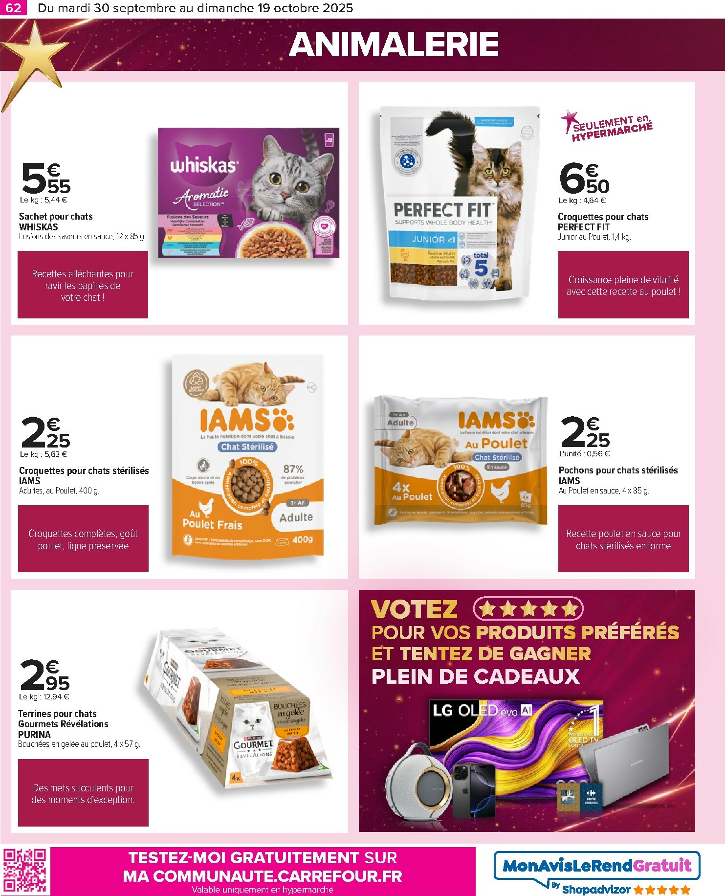 carrefour - Catalogue Carrefour - Le grand prix de l'innovation valable du 30/09 au 19/10 - page: 62