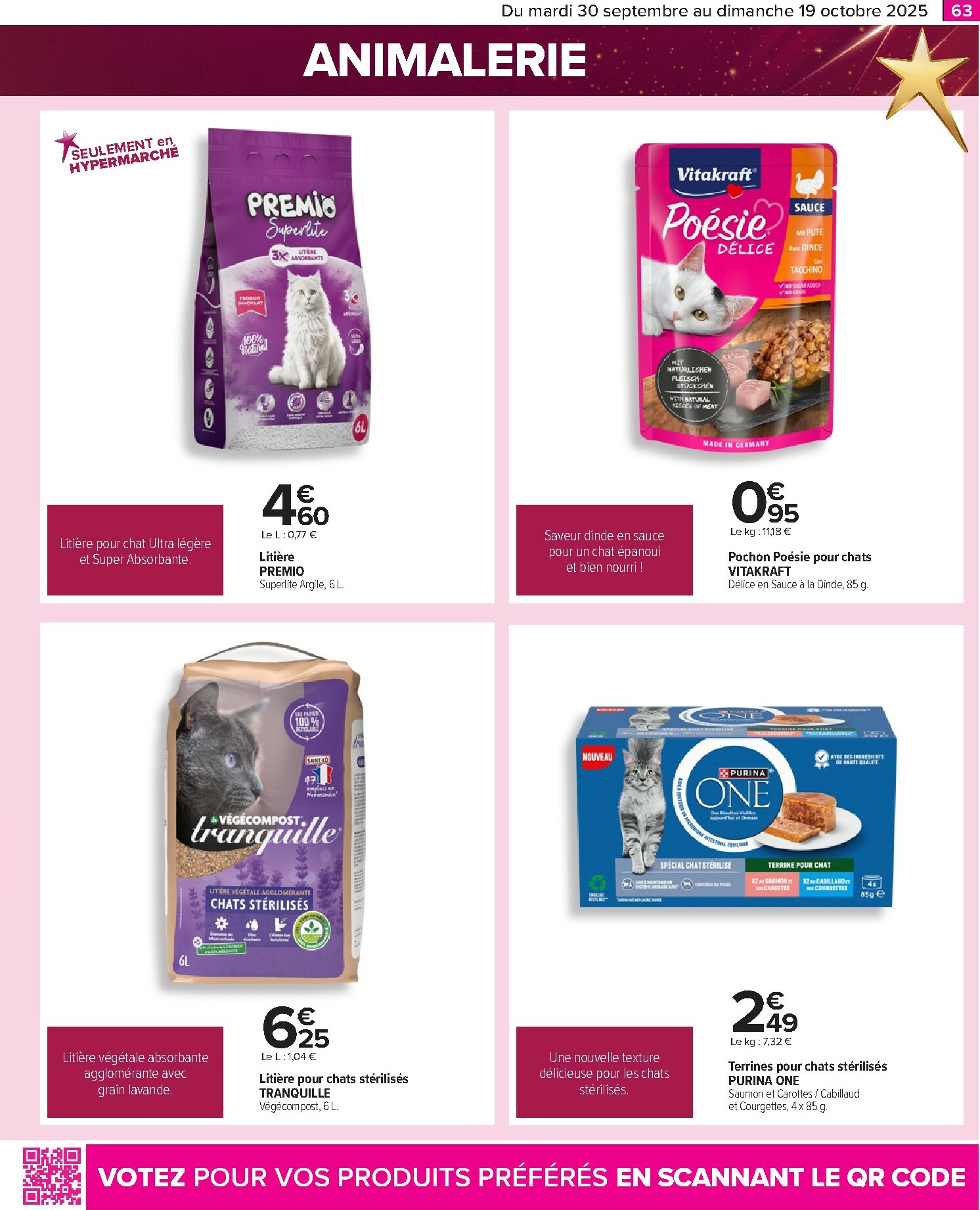 carrefour - Catalogue Carrefour - Le grand prix de l'innovation valable du 30/09 au 19/10 - page: 63