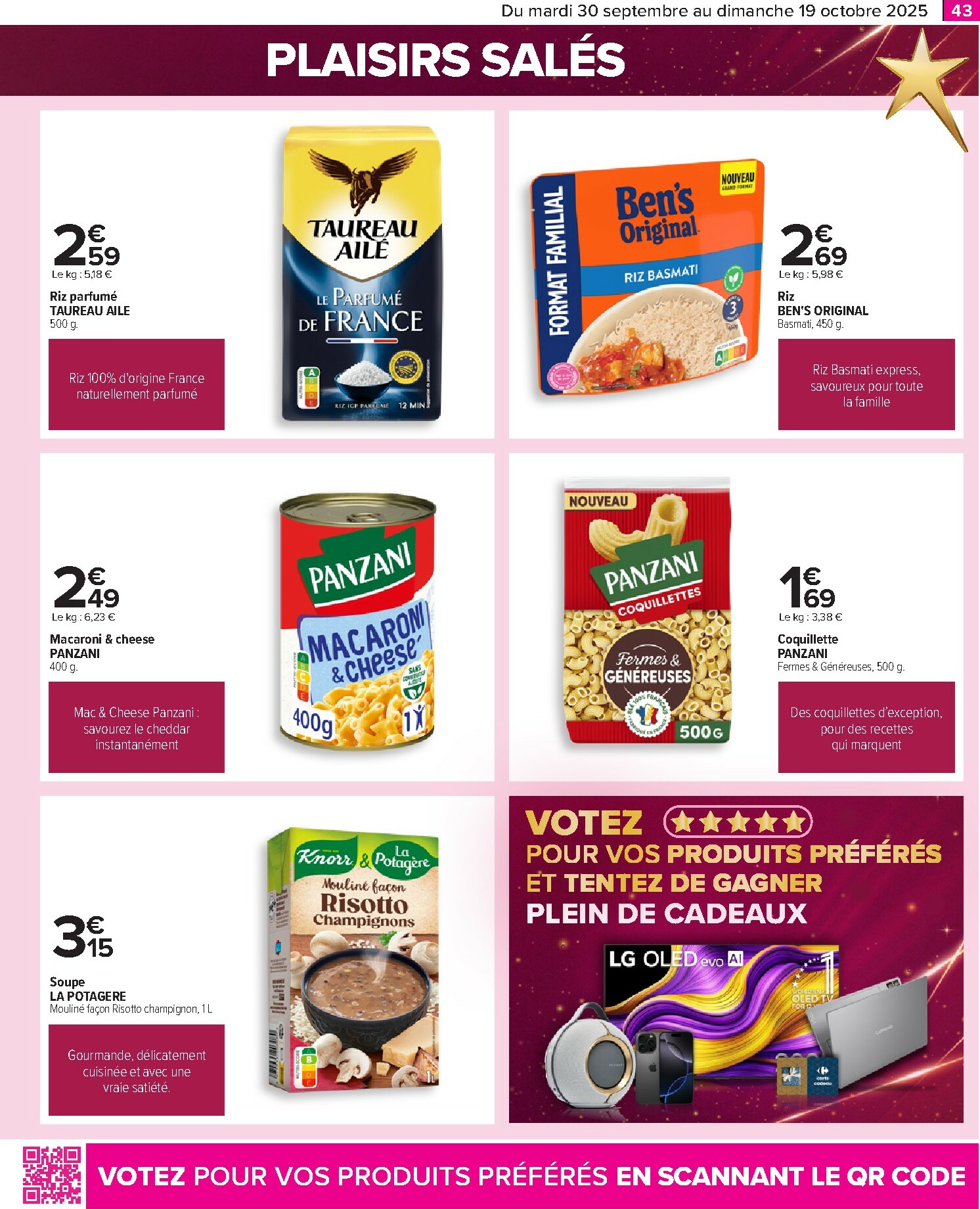 carrefour - Catalogue Carrefour - Le grand prix de l'innovation valable du 30/09 au 19/10 - page: 43