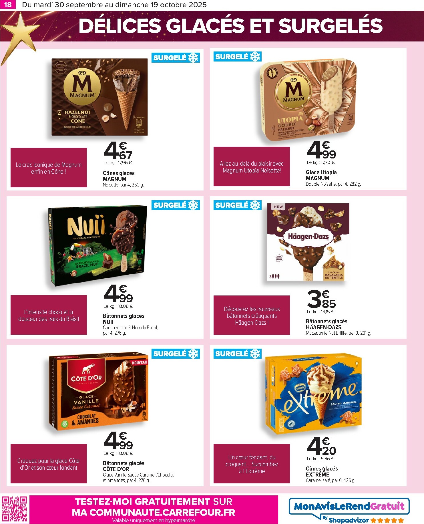 carrefour - Catalogue Carrefour - Le grand prix de l'innovation valable du 30/09 au 19/10 - page: 18