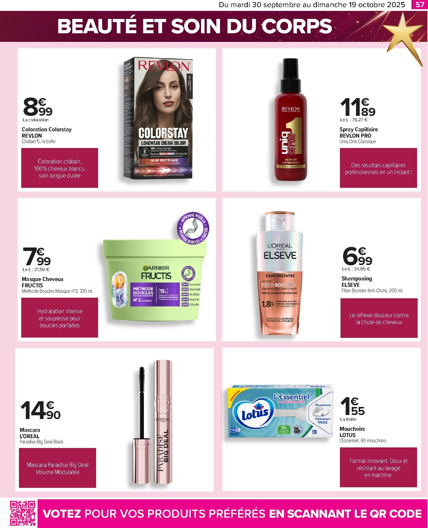 carrefour - Catalogue Carrefour - Le grand prix de l'innovation valable du 30/09 au 19/10 - page: 57