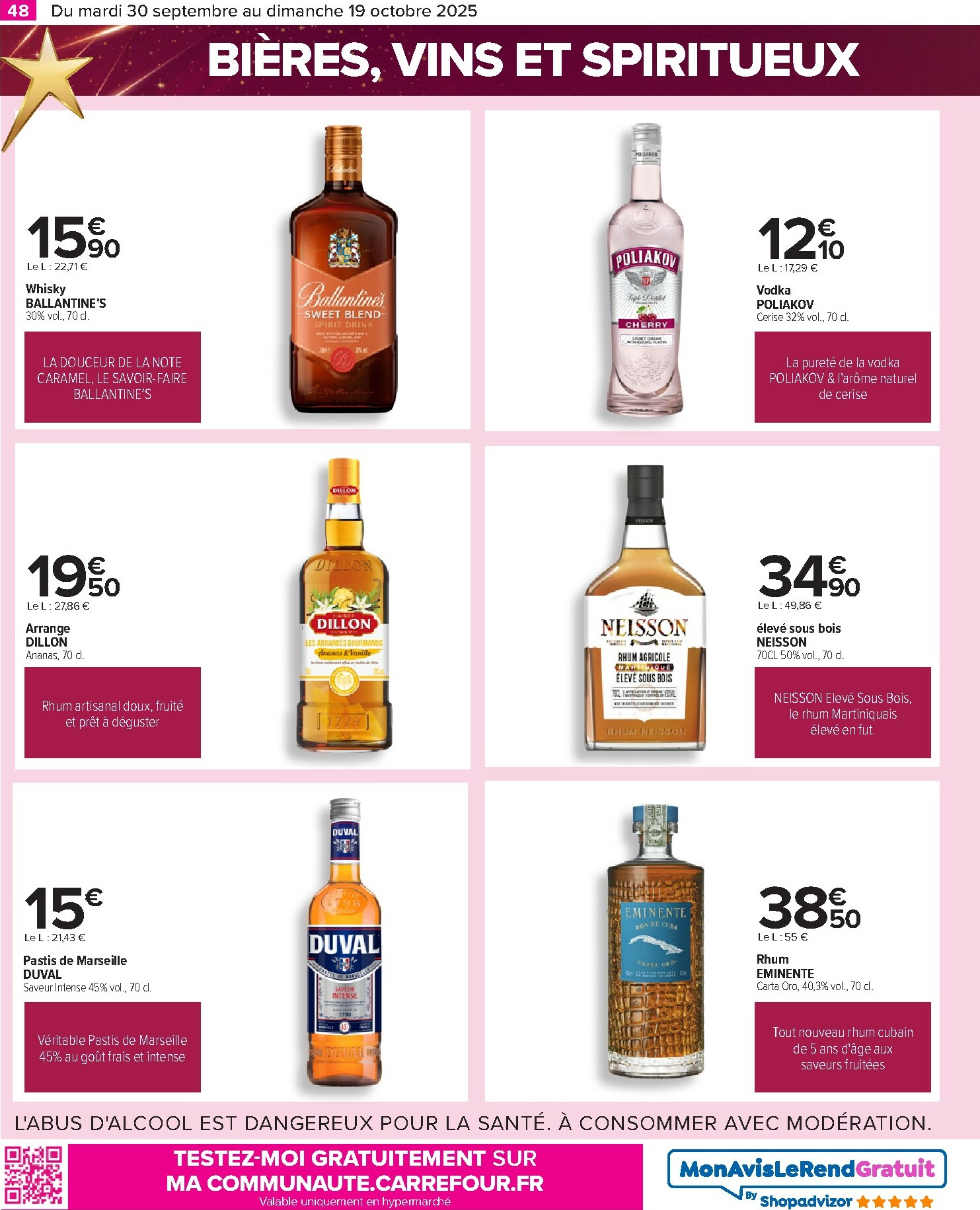 carrefour - Catalogue Carrefour - Le grand prix de l'innovation valable du 30/09 au 19/10 - page: 48
