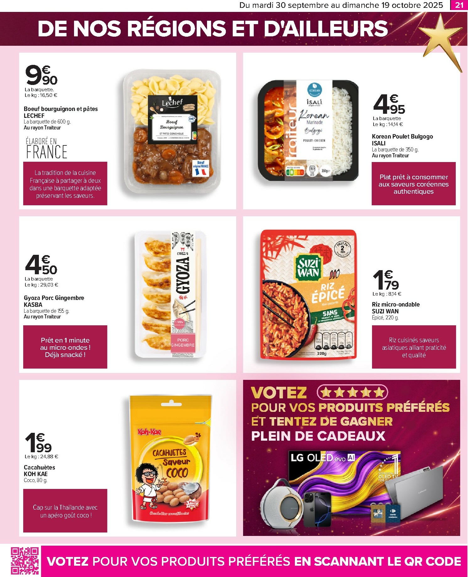 carrefour - Catalogue Carrefour - Le grand prix de l'innovation valable du 30/09 au 19/10 - page: 21