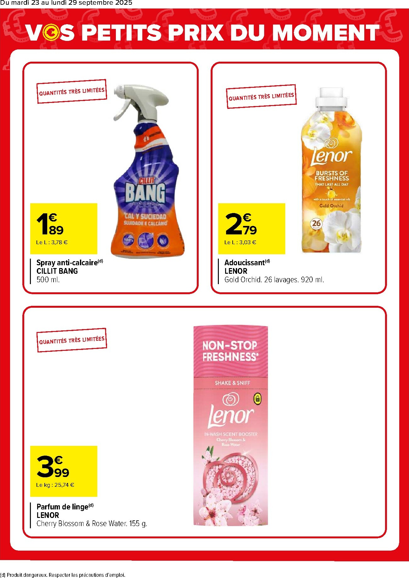 carrefour - Catalogue Carrefour - Vos petits prix du moment valable du 23/09 au 29/09 - page: 2