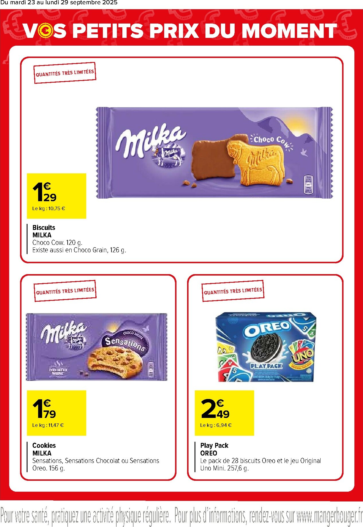 carrefour - Catalogue Carrefour - Vos petits prix du moment valable du 23/09 au 29/09 - page: 4