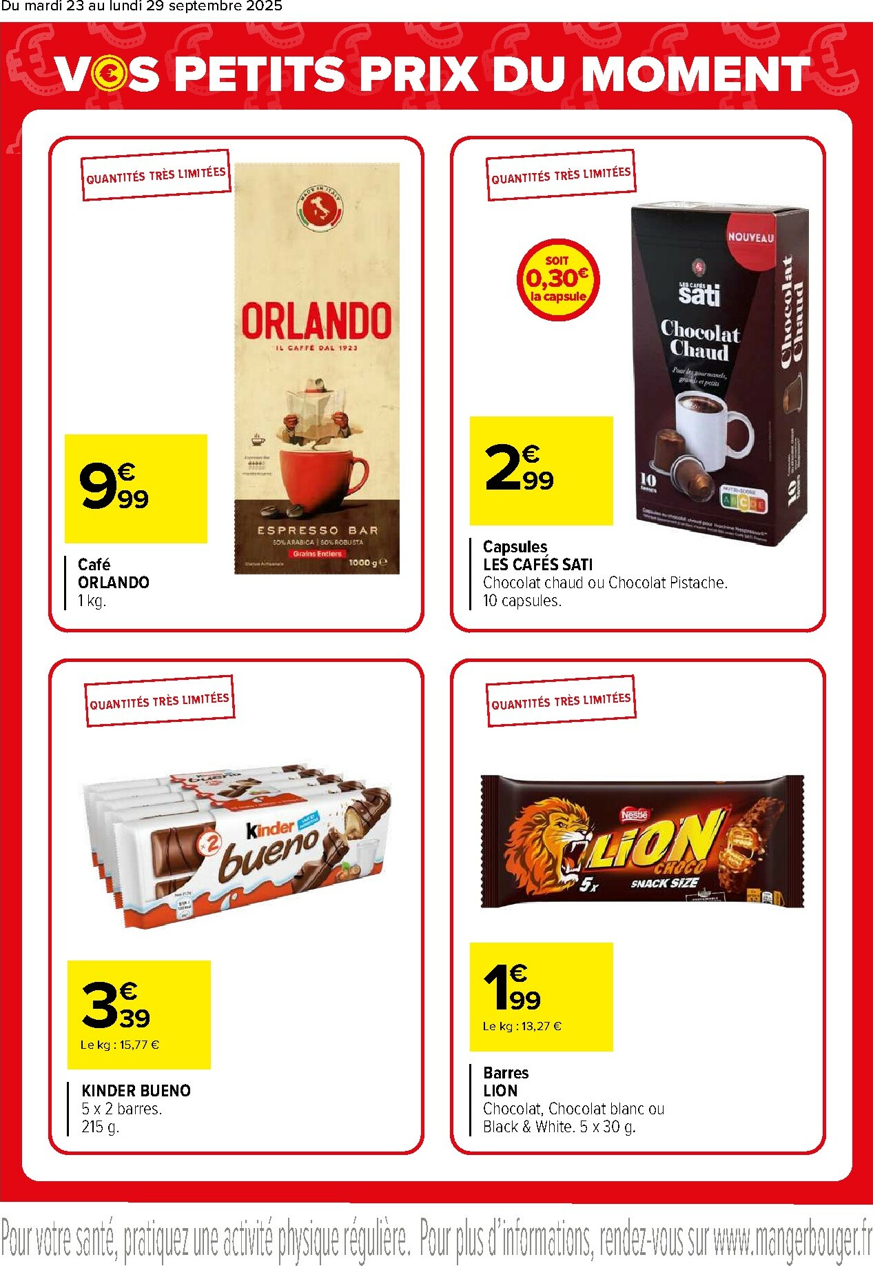 carrefour - Catalogue Carrefour - Vos petits prix du moment valable du 23/09 au 29/09 - page: 5