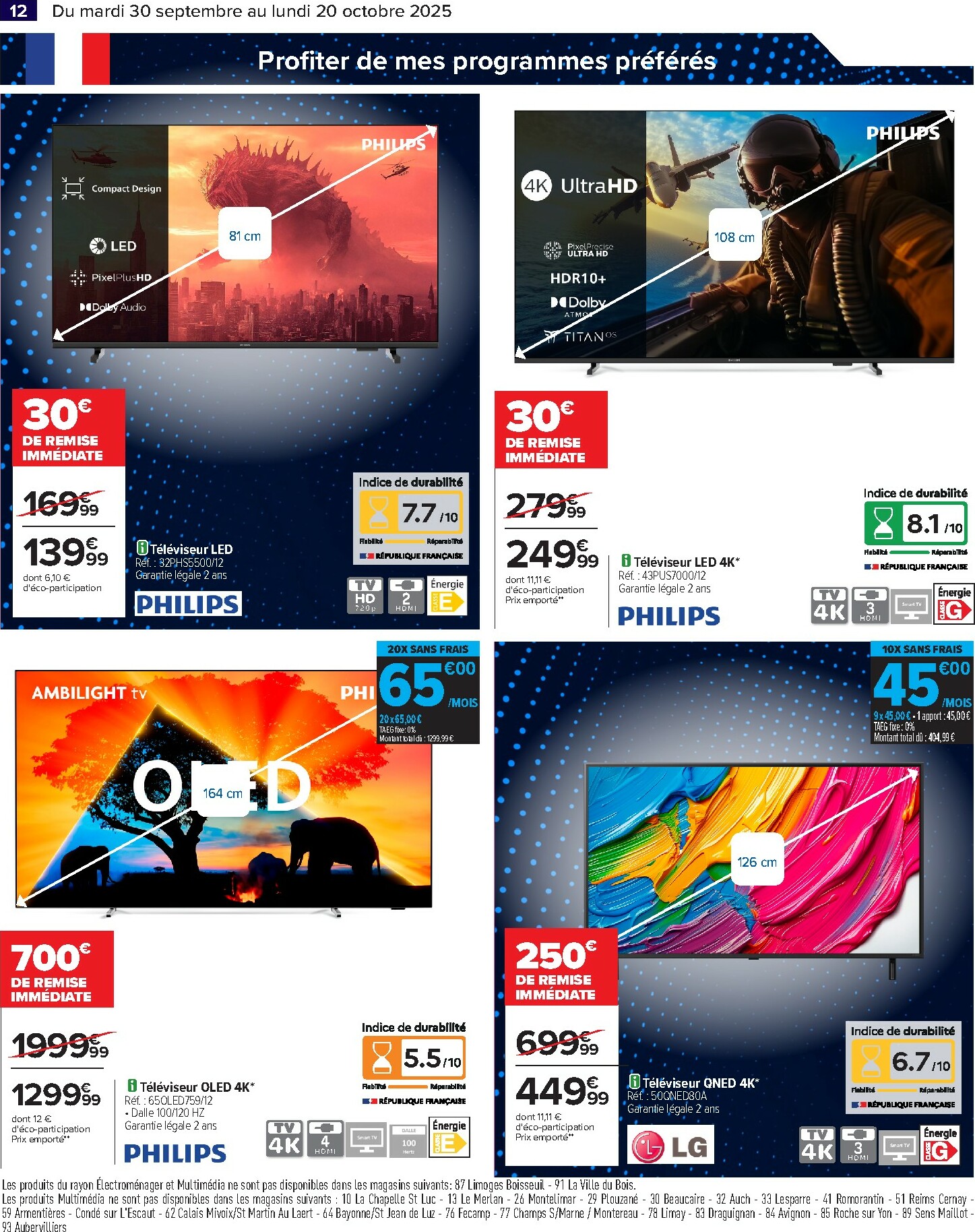 carrefour - Catalogue Carrefour - French days faites entrer les bonnes affaires valable du 30/09 au 20/10 - page: 14