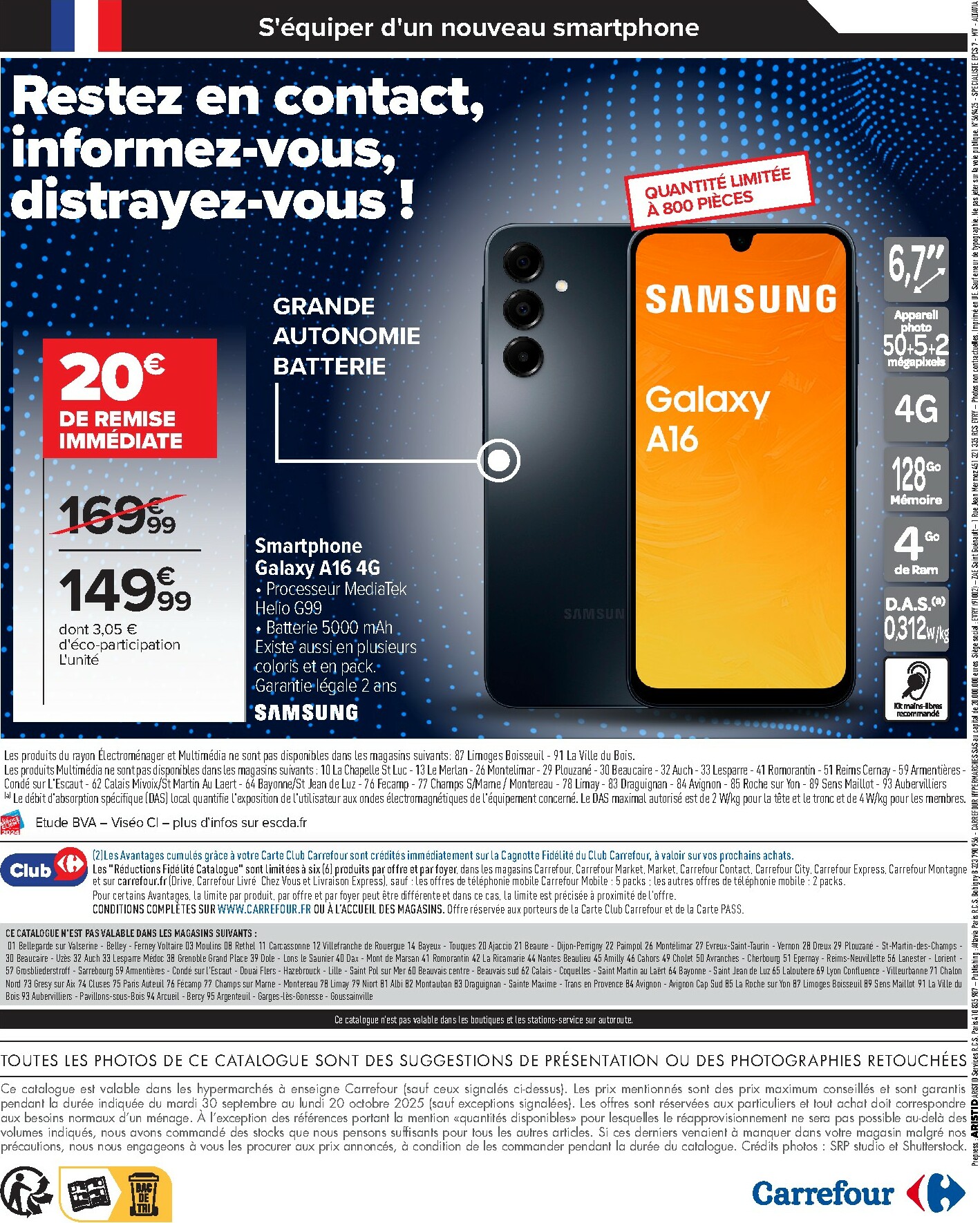 carrefour - Catalogue Carrefour - French days faites entrer les bonnes affaires valable du 30/09 au 20/10 - page: 2