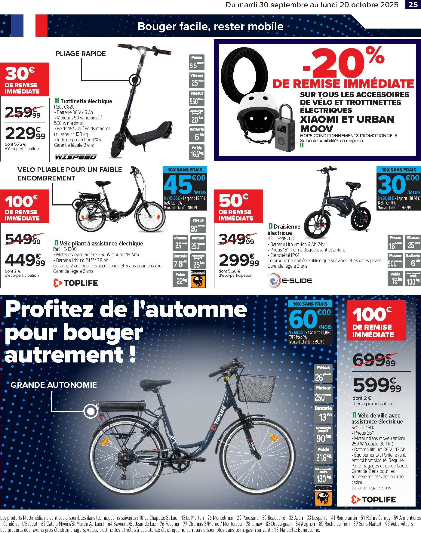 carrefour - Catalogue Carrefour - French days faites entrer les bonnes affaires valable du 30/09 au 20/10 - page: 27