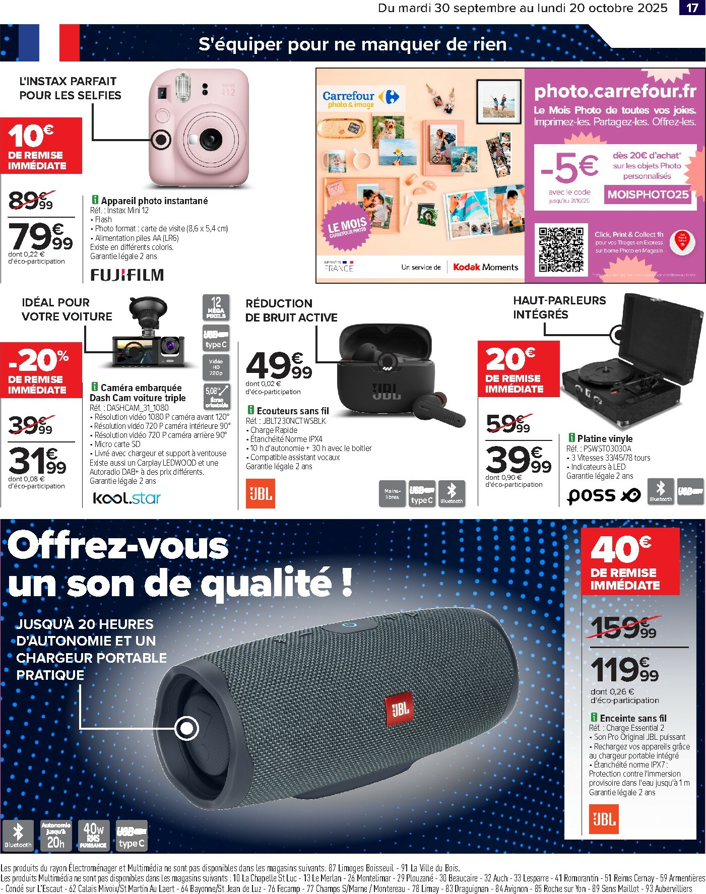 carrefour - Catalogue Carrefour - French days faites entrer les bonnes affaires valable du 30/09 au 20/10 - page: 19