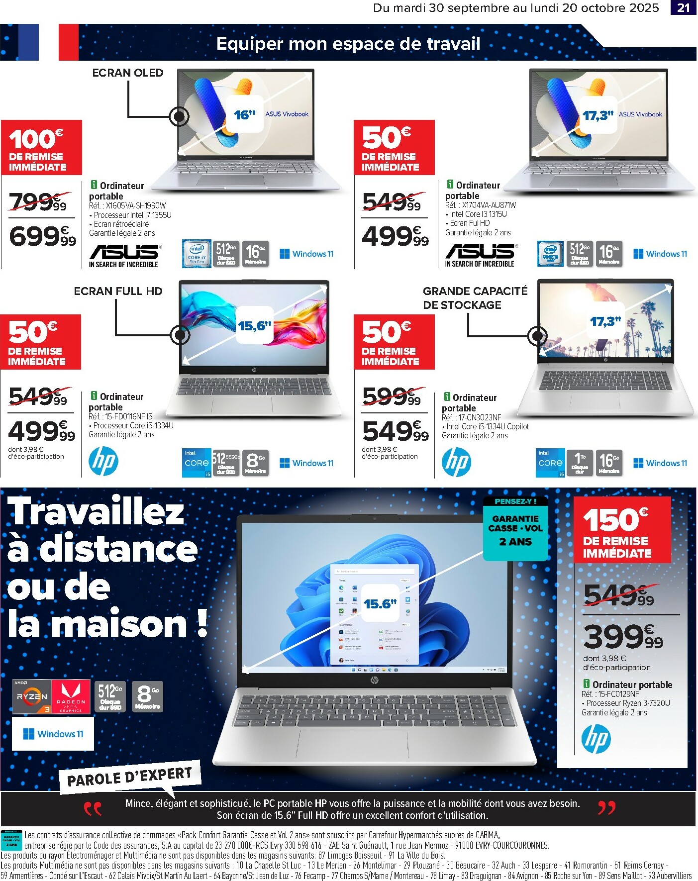 carrefour - Catalogue Carrefour - French days faites entrer les bonnes affaires valable du 30/09 au 20/10 - page: 23