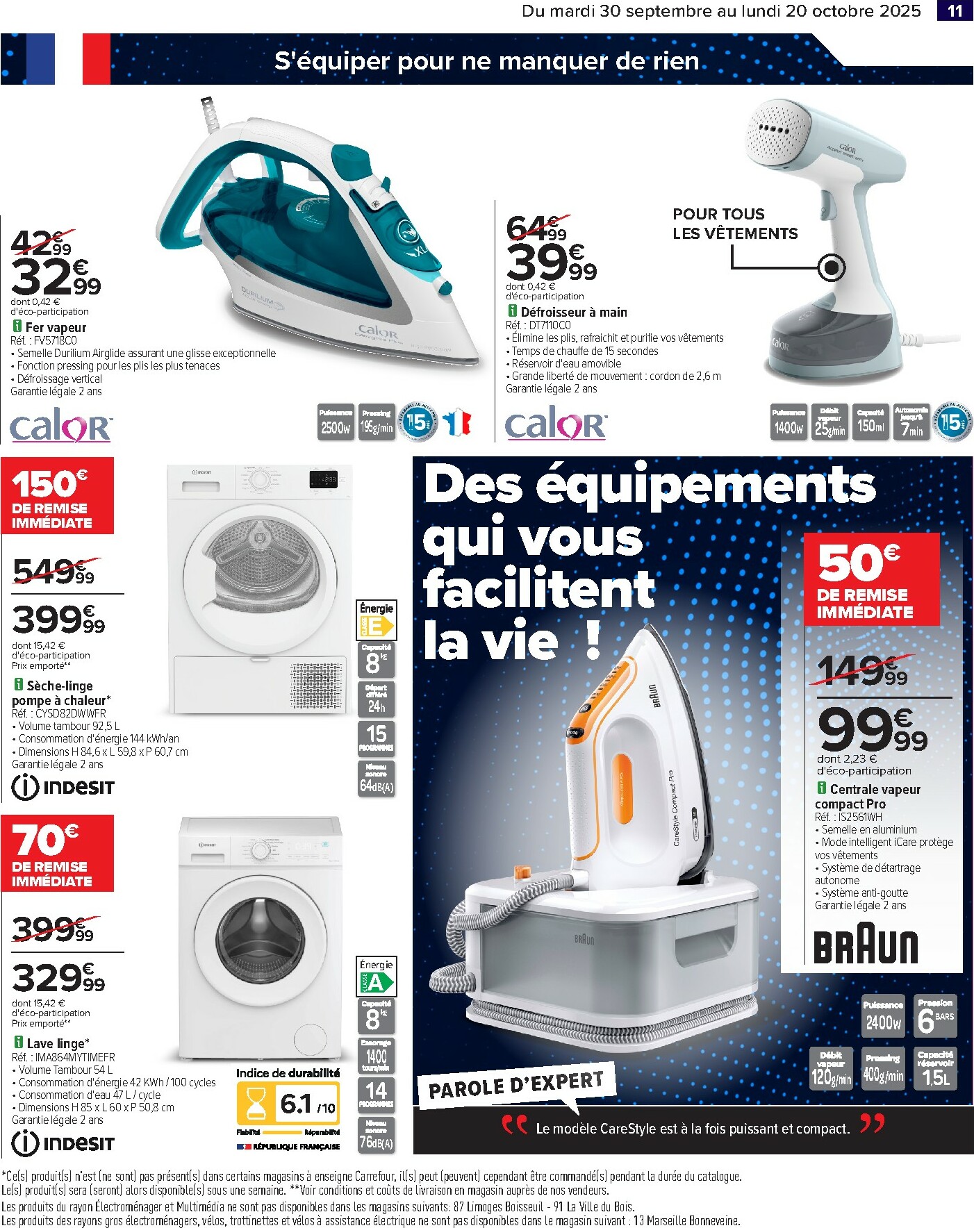 carrefour - Catalogue Carrefour - French days faites entrer les bonnes affaires valable du 30/09 au 20/10 - page: 13
