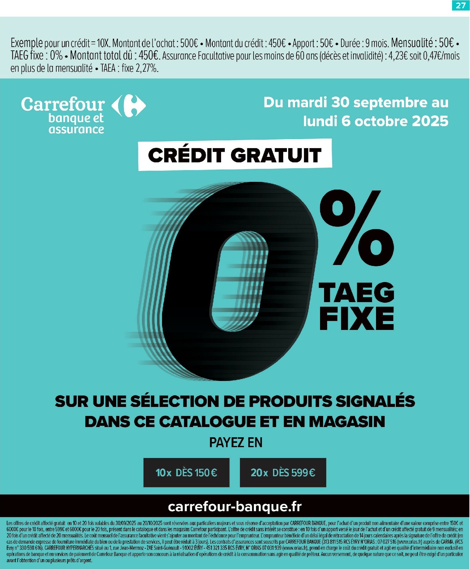 carrefour - Catalogue Carrefour - French days faites entrer les bonnes affaires valable du 30/09 au 20/10 - page: 29