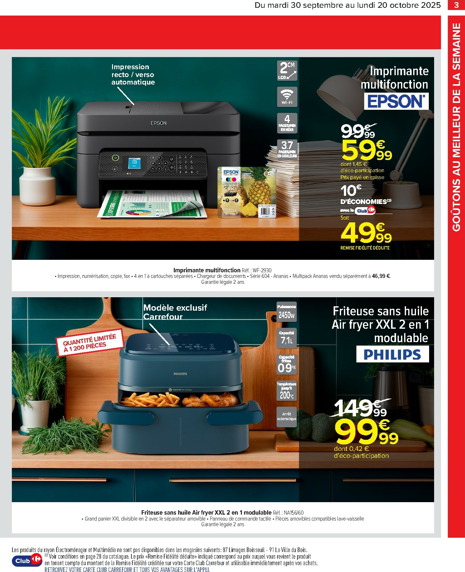 carrefour - Catalogue Carrefour - French days faites entrer les bonnes affaires valable du 30/09 au 20/10 - page: 5