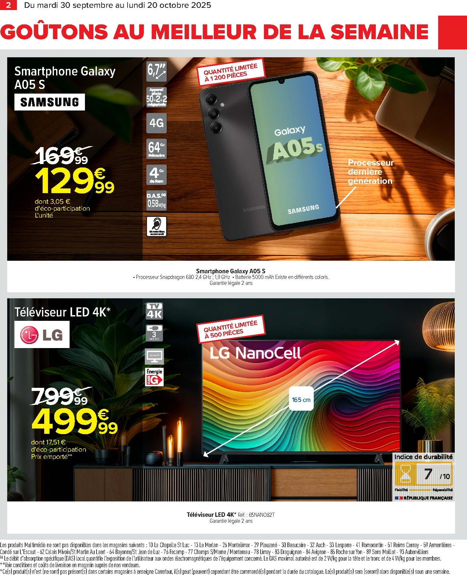 carrefour - Catalogue Carrefour - French days faites entrer les bonnes affaires valable du 30/09 au 20/10 - page: 4