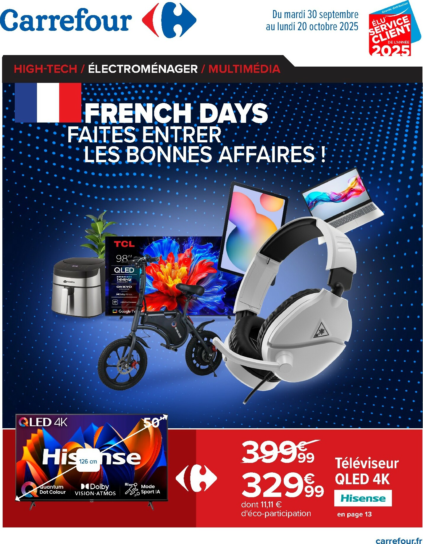 carrefour - Catalogue Carrefour - French days faites entrer les bonnes affaires valable du 30/09 au 20/10