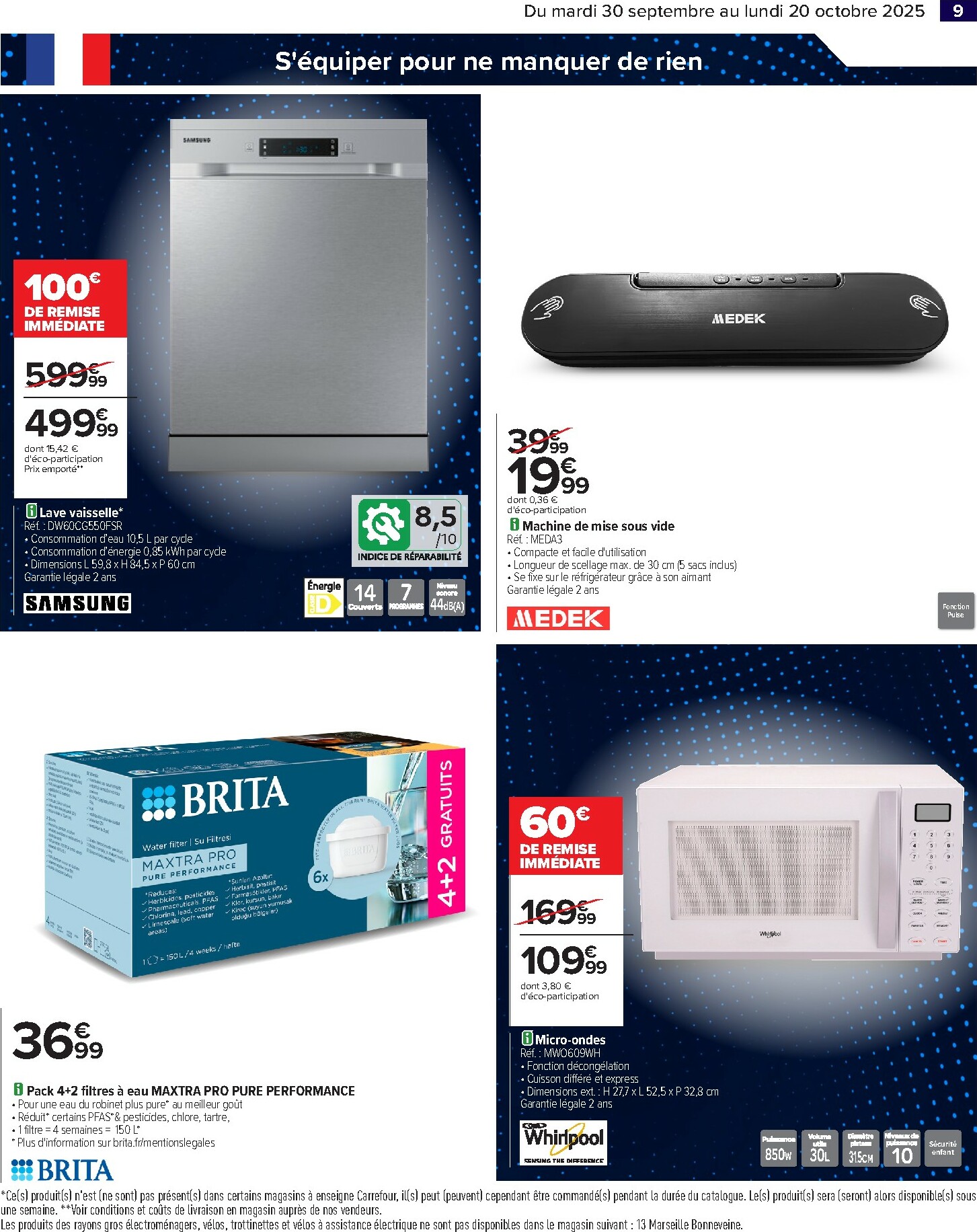 carrefour - Catalogue Carrefour - French days faites entrer les bonnes affaires valable du 30/09 au 20/10 - page: 11