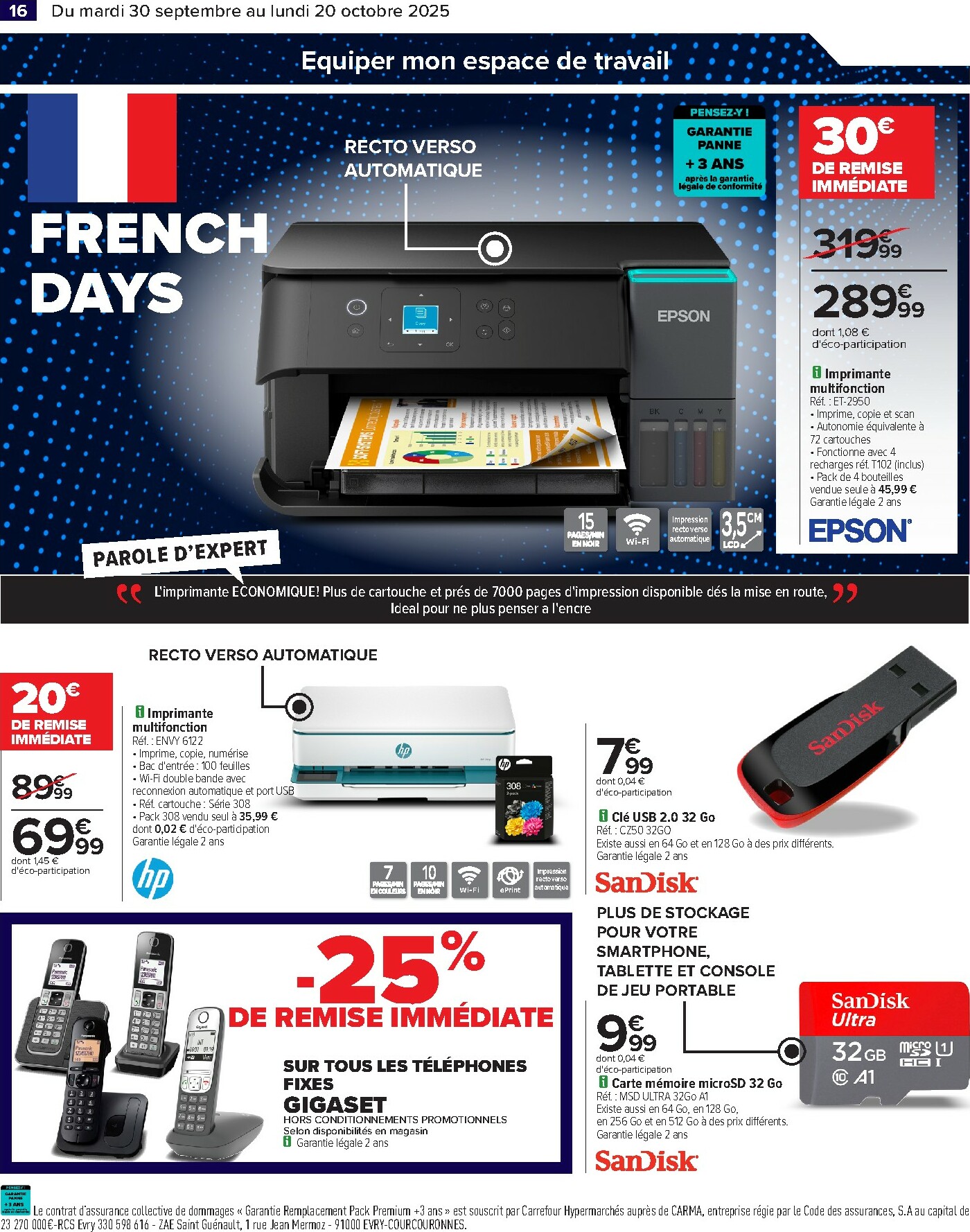 carrefour - Catalogue Carrefour - French days faites entrer les bonnes affaires valable du 30/09 au 20/10 - page: 18
