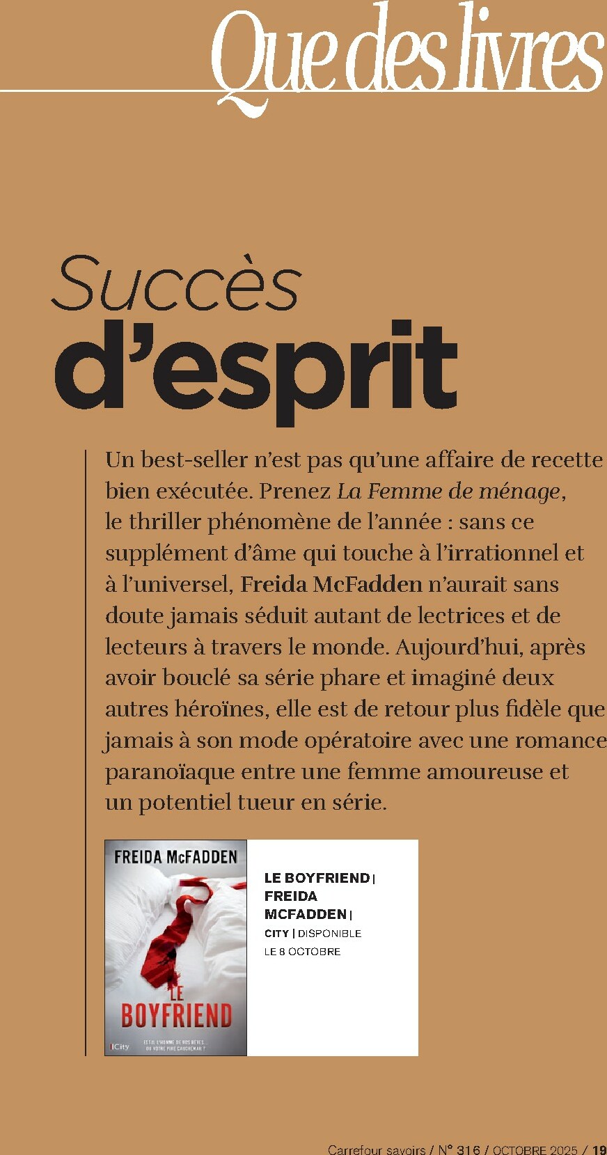carrefour - Catalogue Carrefour - A Chacun Sa Culture valable du 01/10 au 31/10 - page: 19 carrefour - Catalogue Carrefour - A Chacun Sa Culture valable du 01/10 au 31/10 - page: 19