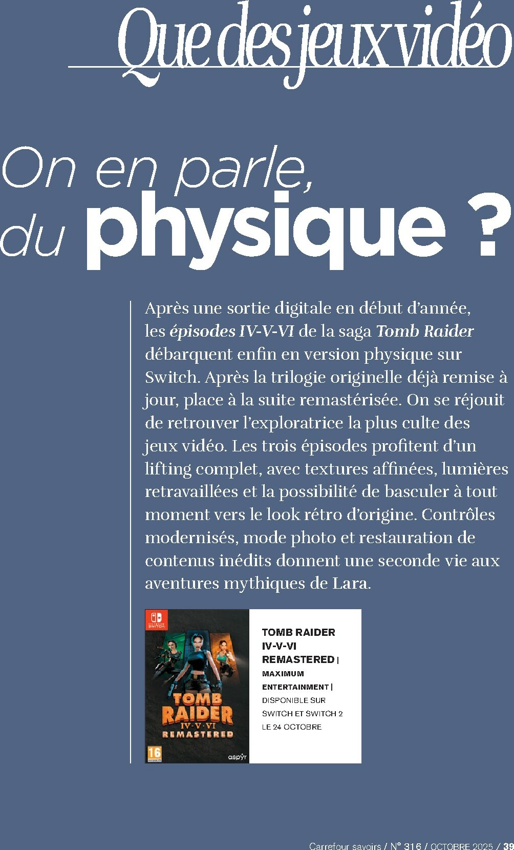 carrefour - Catalogue Carrefour - A Chacun Sa Culture valable du 01/10 au 31/10 - page: 39 carrefour - Catalogue Carrefour - A Chacun Sa Culture valable du 01/10 au 31/10 - page: 39