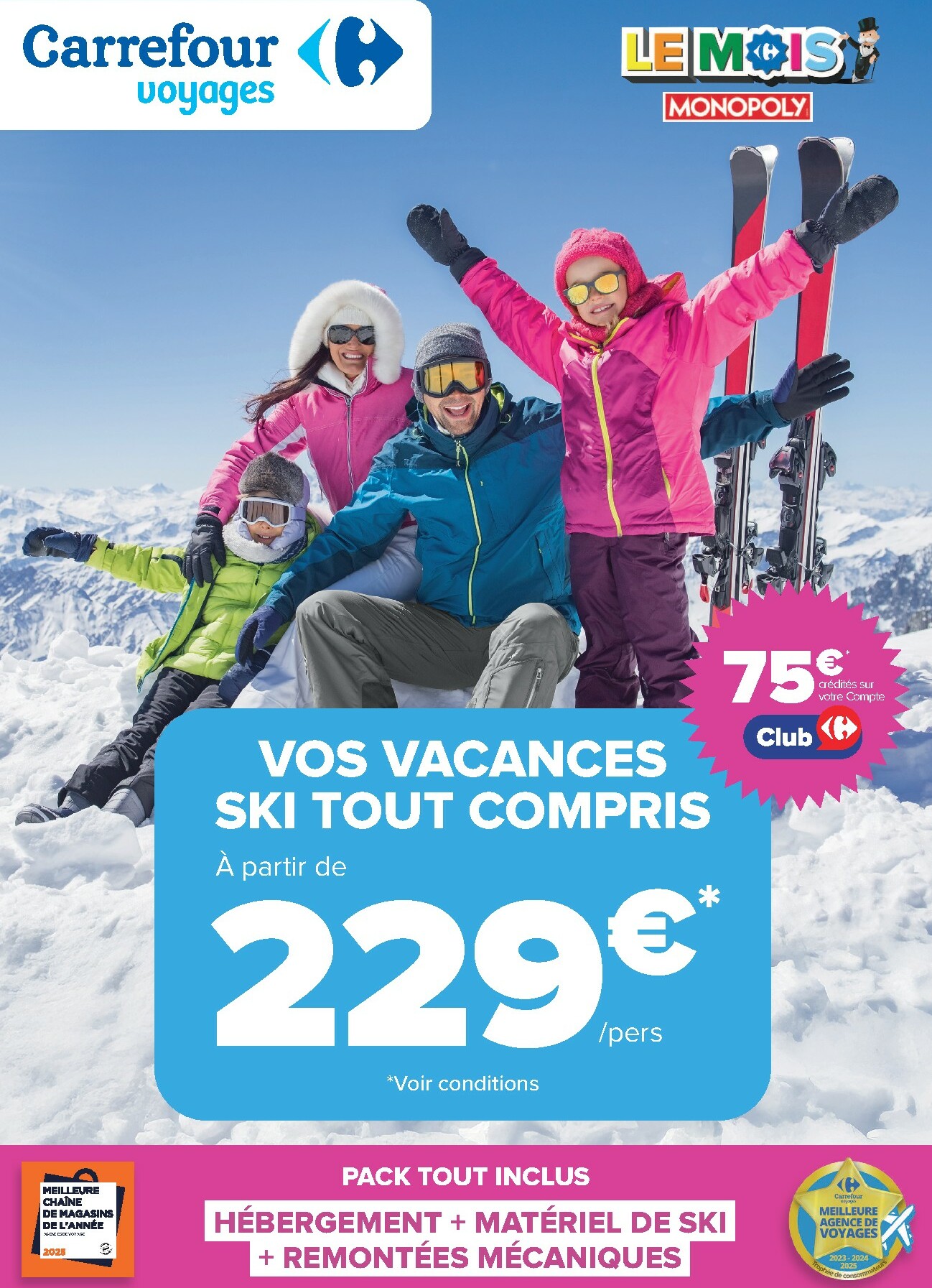 carrefour - Catalogue Carrefour voyagez - Ski valable du 29/09 au 02/11