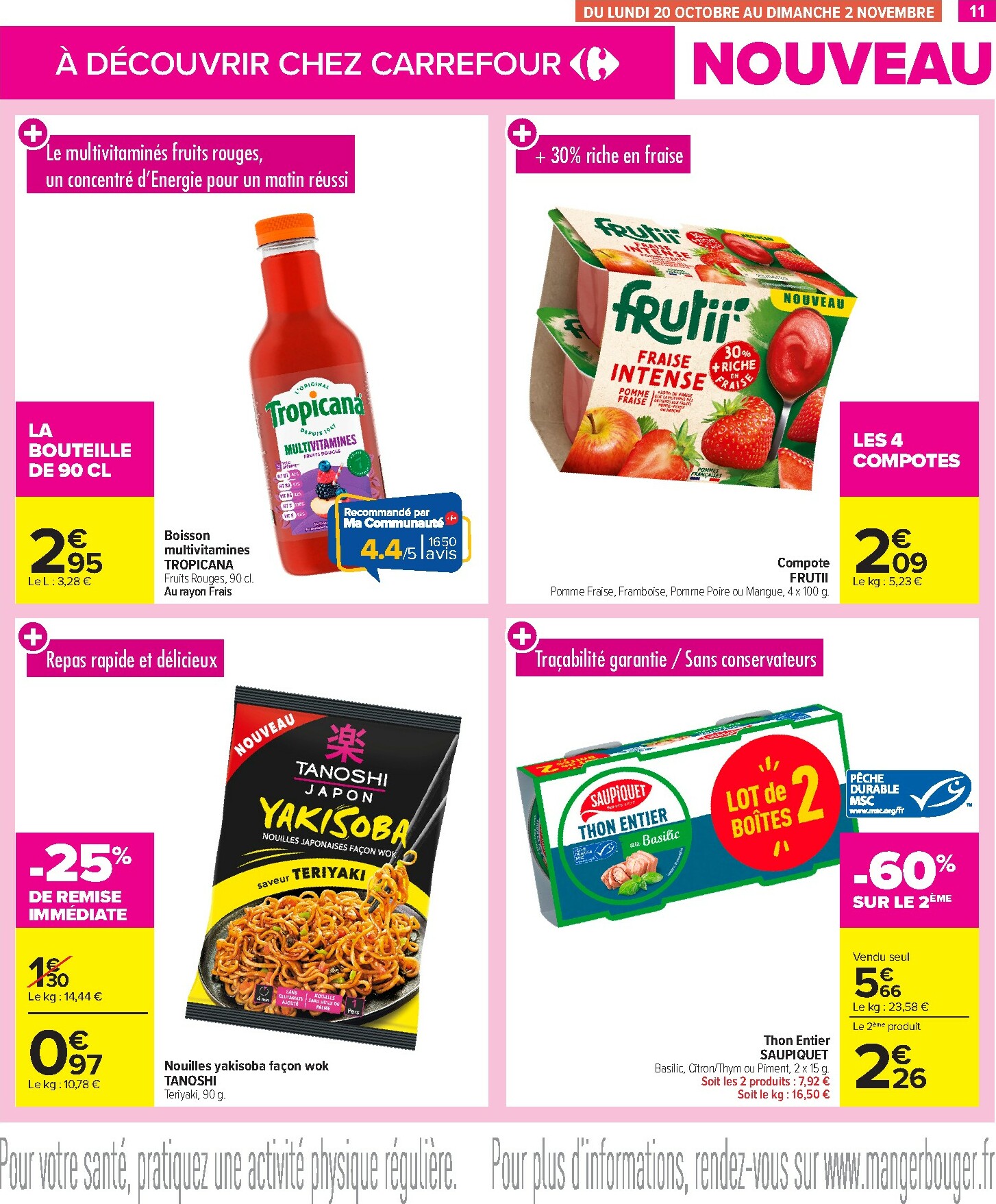 carrefour - Catalogue Carrefour - Les Nouveautés Votre Sélection À Ne Pas Manquer ! valable du 06/10 au 02/11 - page: 11