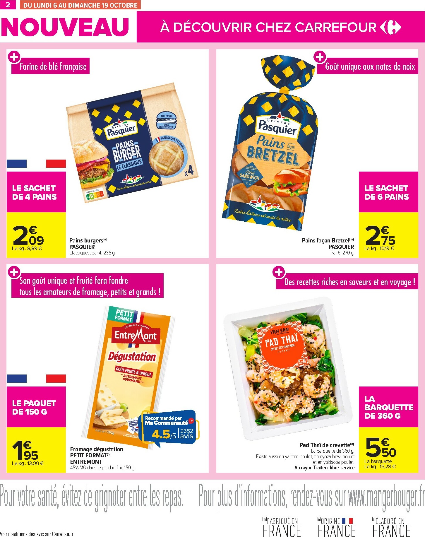 carrefour - Catalogue Carrefour - Les Nouveautés Votre Sélection À Ne Pas Manquer ! valable du 06/10 au 02/11 - page: 2