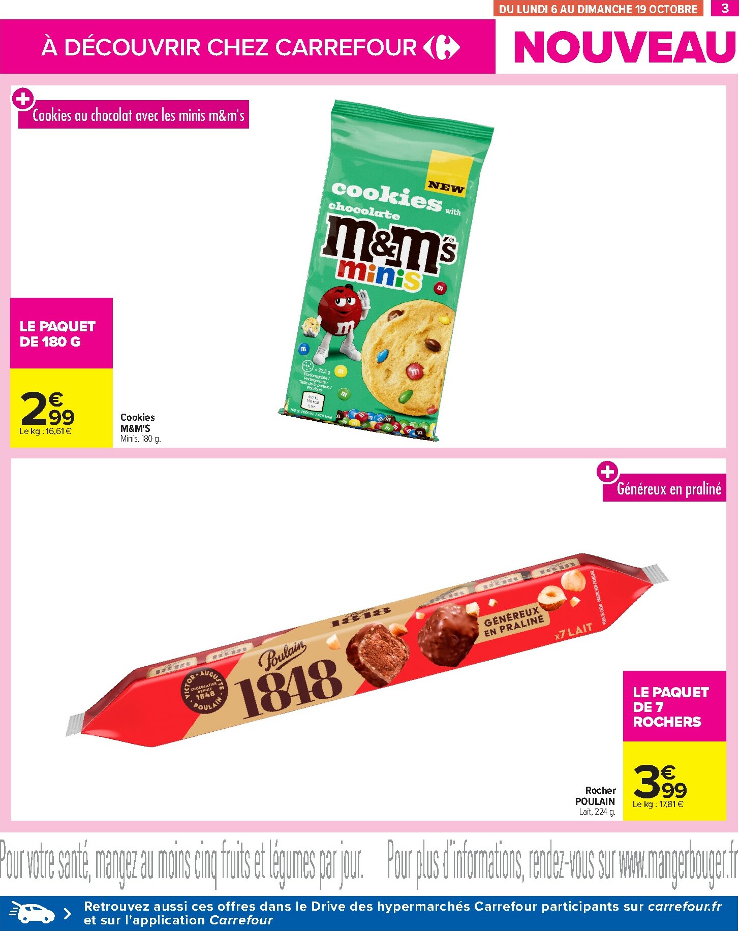 carrefour - Catalogue Carrefour - Les Nouveautés Votre Sélection À Ne Pas Manquer ! valable du 06/10 au 02/11 - page: 3
