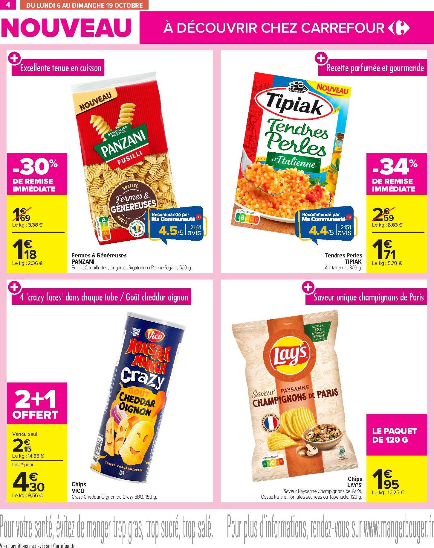carrefour - Catalogue Carrefour - Les Nouveautés Votre Sélection À Ne Pas Manquer ! valable du 06/10 au 02/11 - page: 4