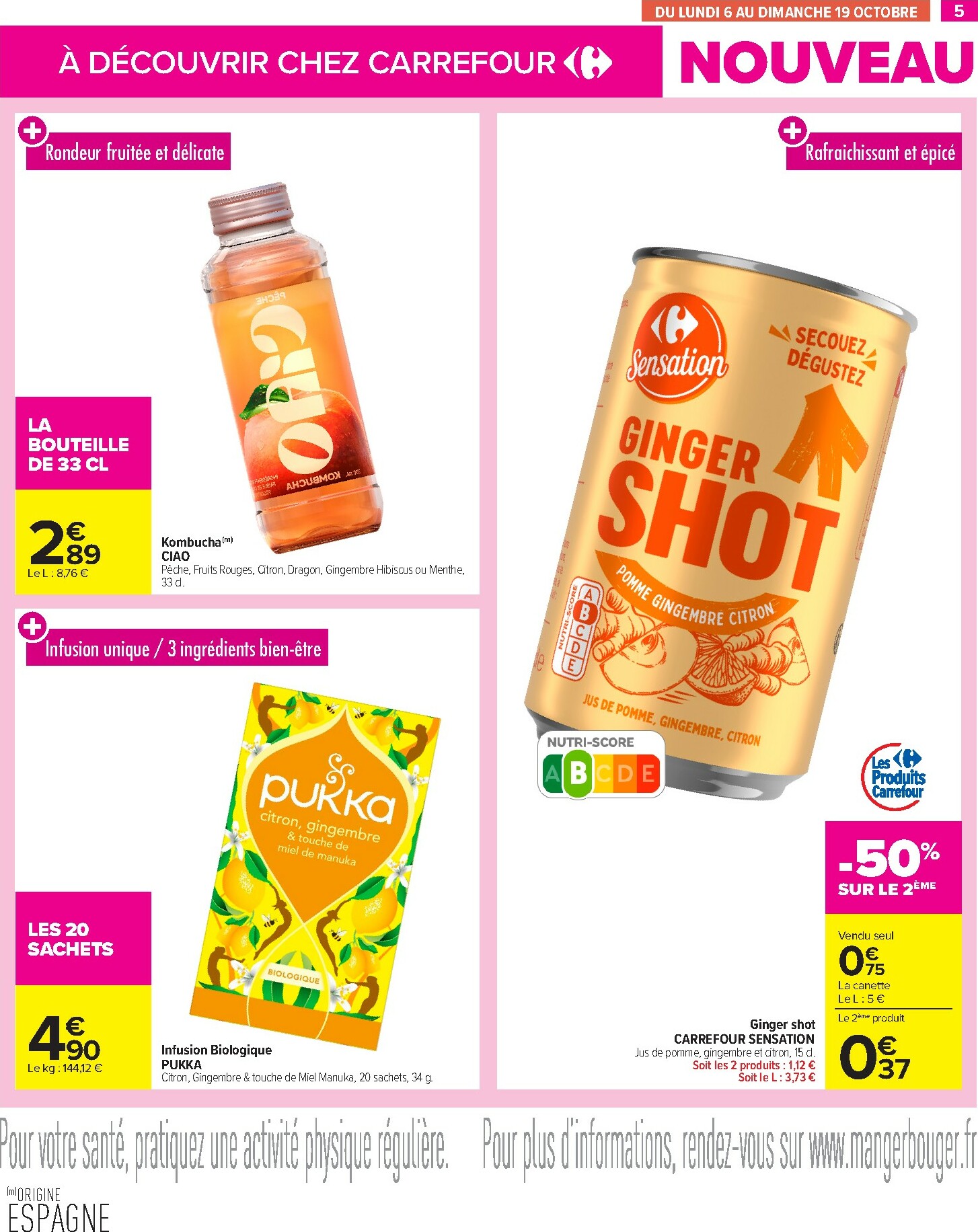 carrefour - Catalogue Carrefour - Les Nouveautés Votre Sélection À Ne Pas Manquer ! valable du 06/10 au 02/11 - page: 5