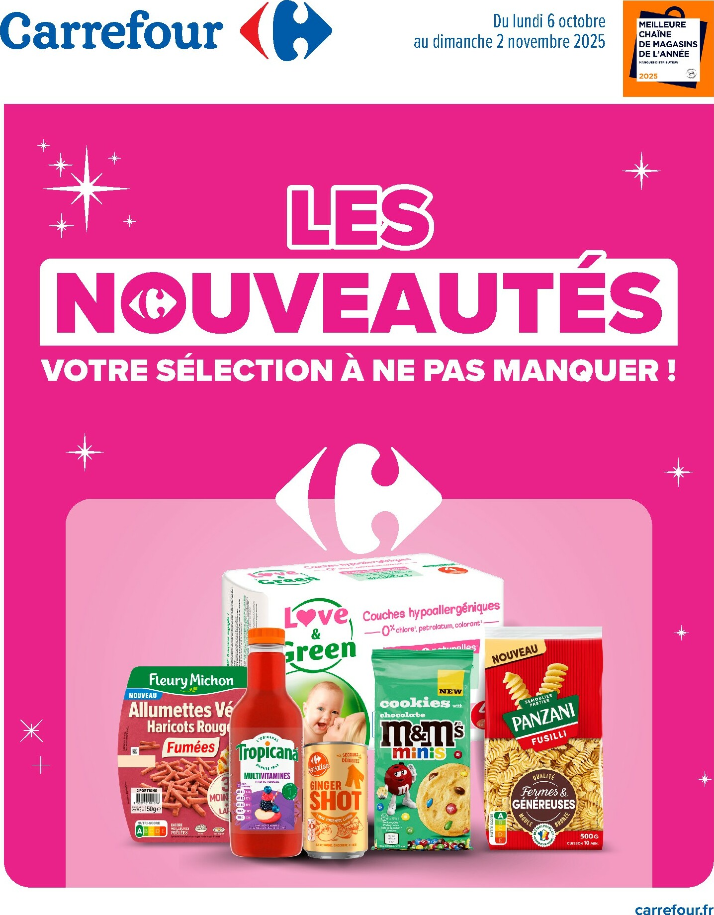 carrefour - Catalogue Carrefour - Les Nouveautés Votre Sélection À Ne Pas Manquer ! valable du 06/10 au 02/11