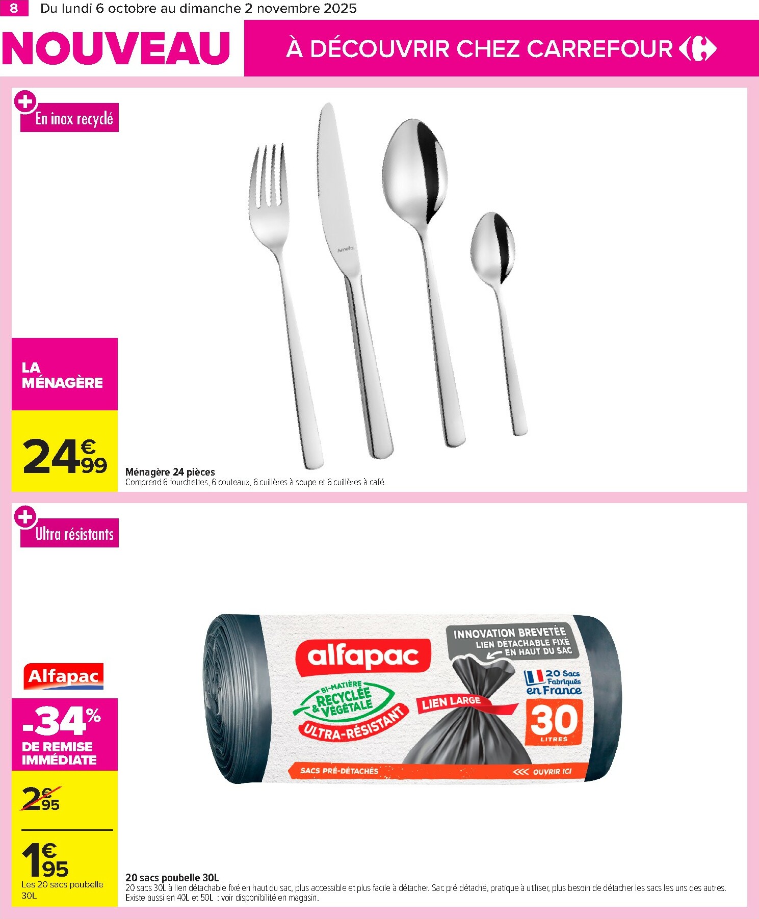 carrefour - Catalogue Carrefour - Les Nouveautés Votre Sélection À Ne Pas Manquer ! valable du 06/10 au 02/11 - page: 8