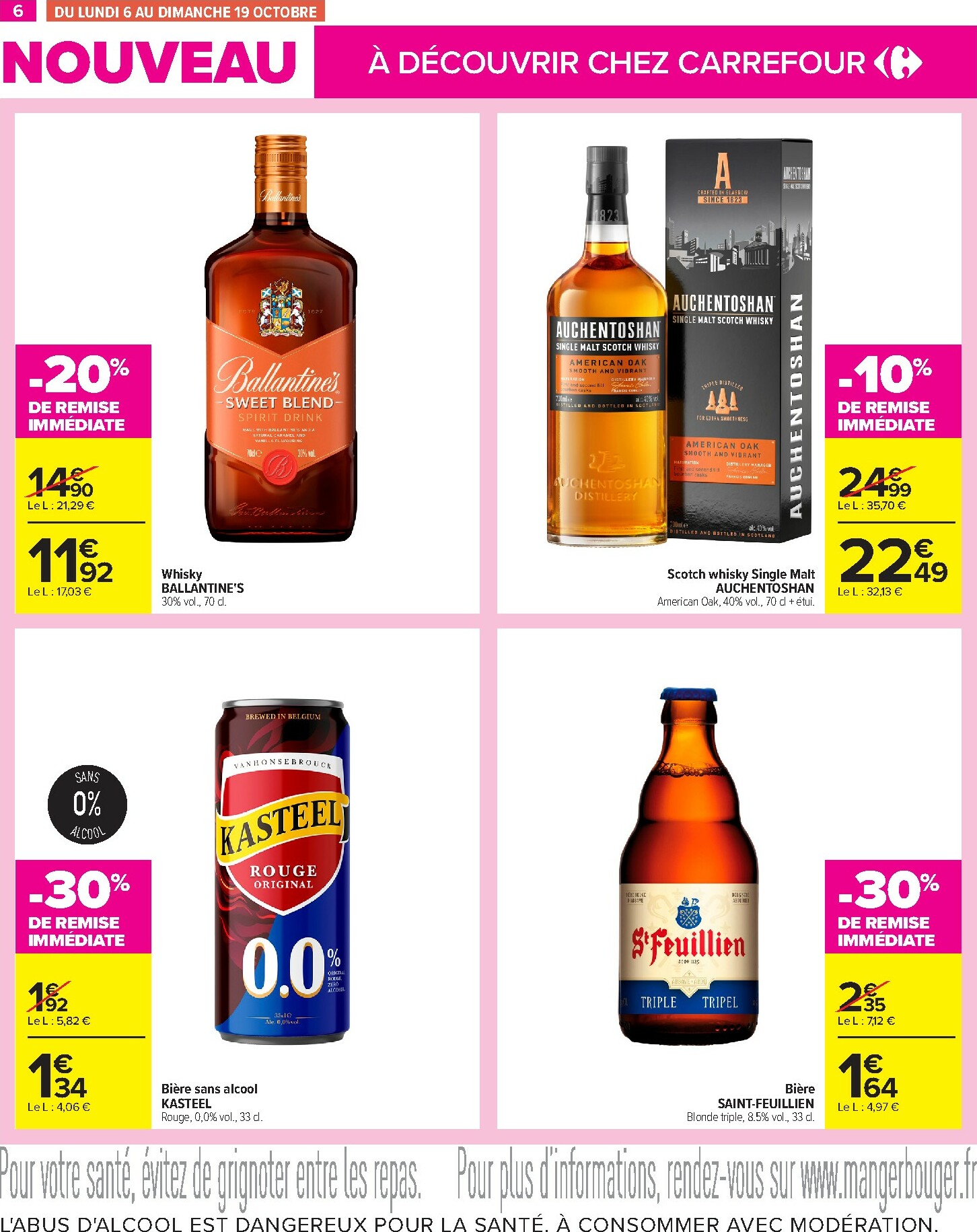carrefour - Catalogue Carrefour - Les Nouveautés Votre Sélection À Ne Pas Manquer ! valable du 06/10 au 02/11 - page: 6