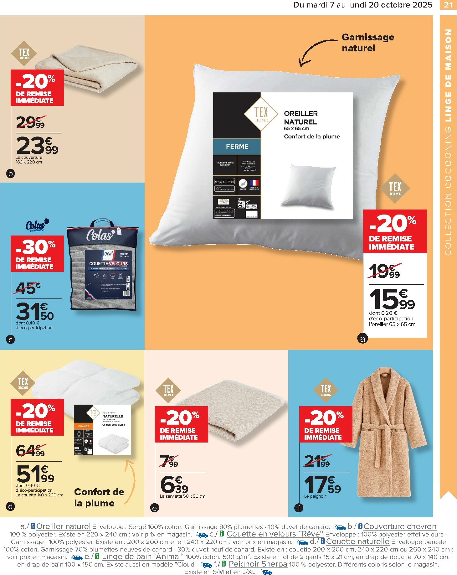 carrefour - Catalogue Carrefour - Textile valable du 07/10 au 20/10 - page: 23