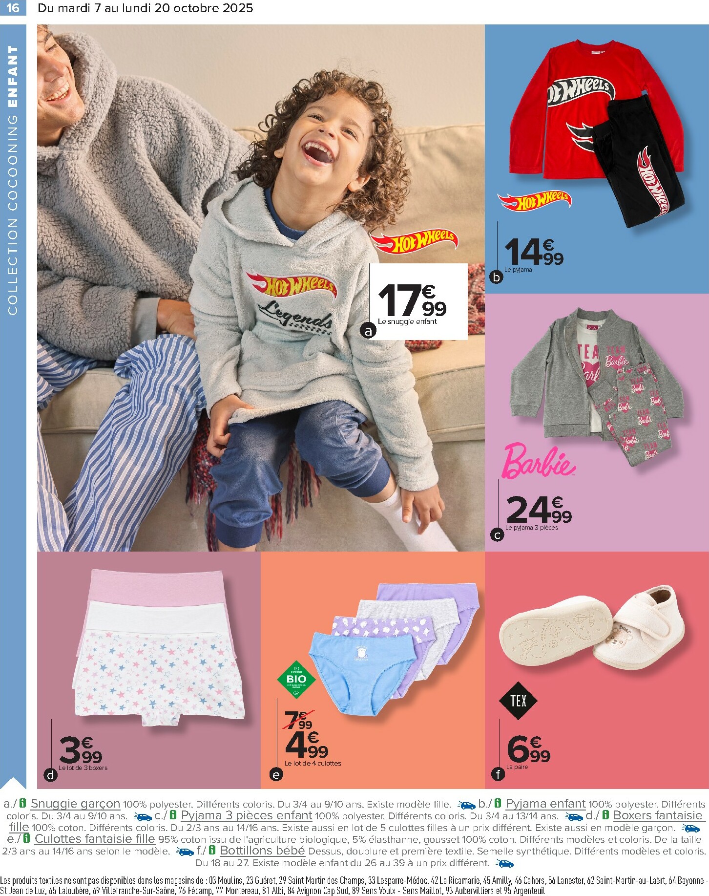 carrefour - Catalogue Carrefour - Textile valable du 07/10 au 20/10 - page: 18