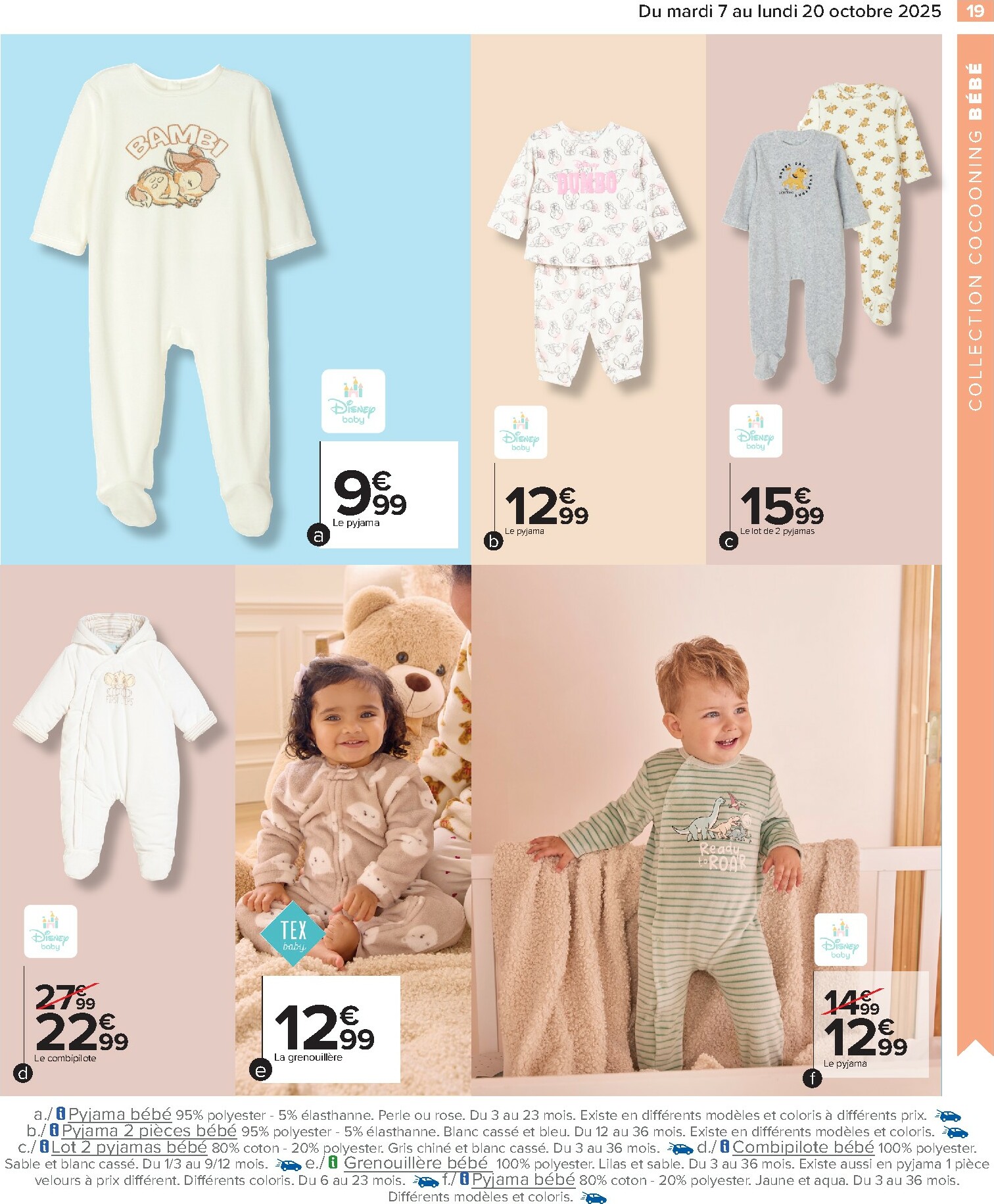 carrefour - Catalogue Carrefour - Textile valable du 07/10 au 20/10 - page: 21