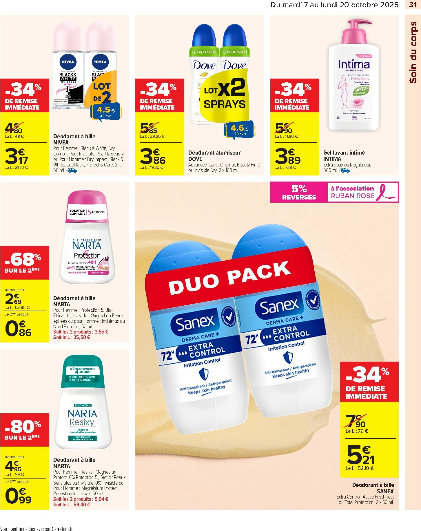 carrefour - Catalogue Carrefour - Toutes en Beauté valable du 07/10 au 20/10 - page: 33