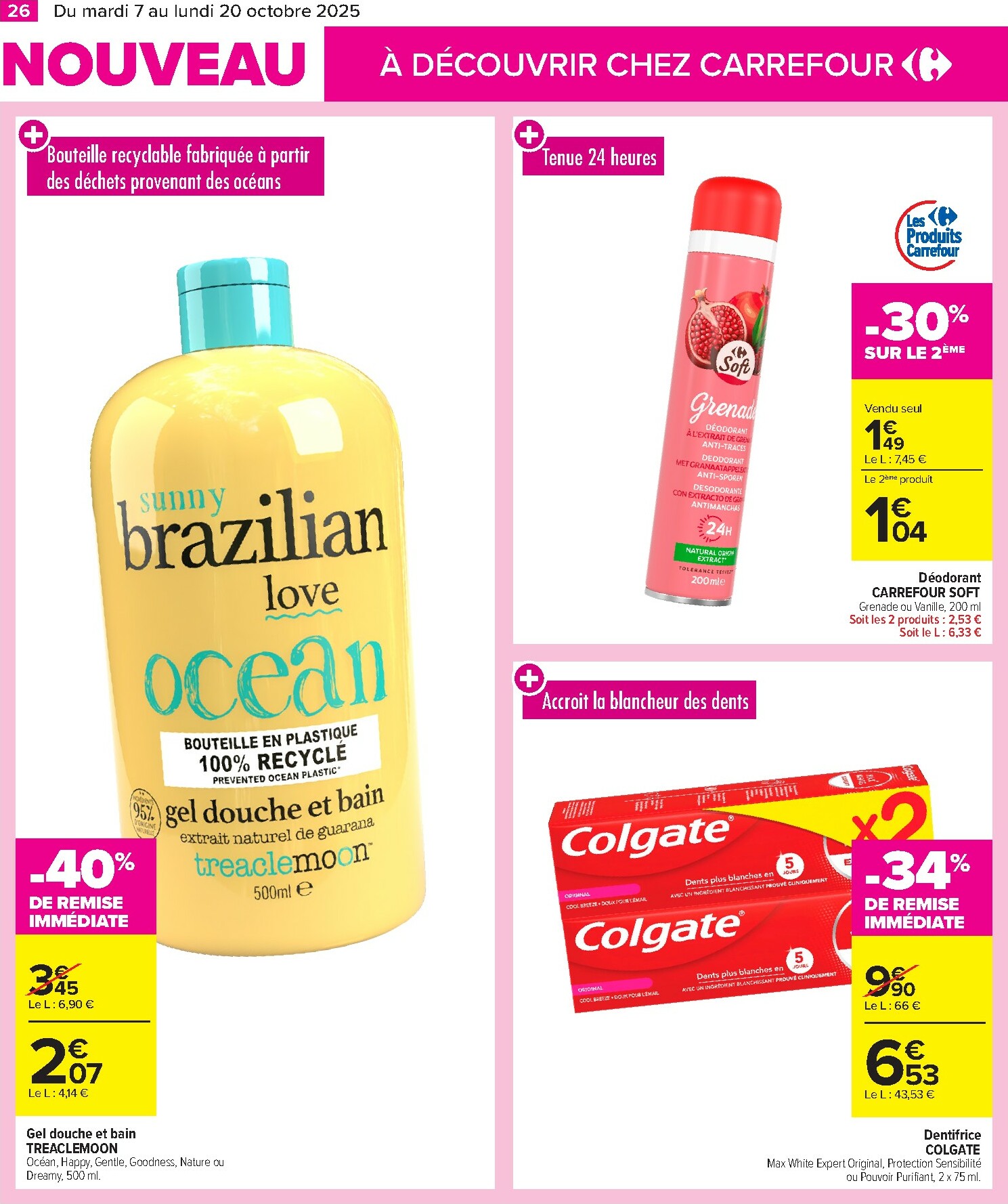 carrefour - Catalogue Carrefour - Toutes en Beauté valable du 07/10 au 20/10 - page: 28