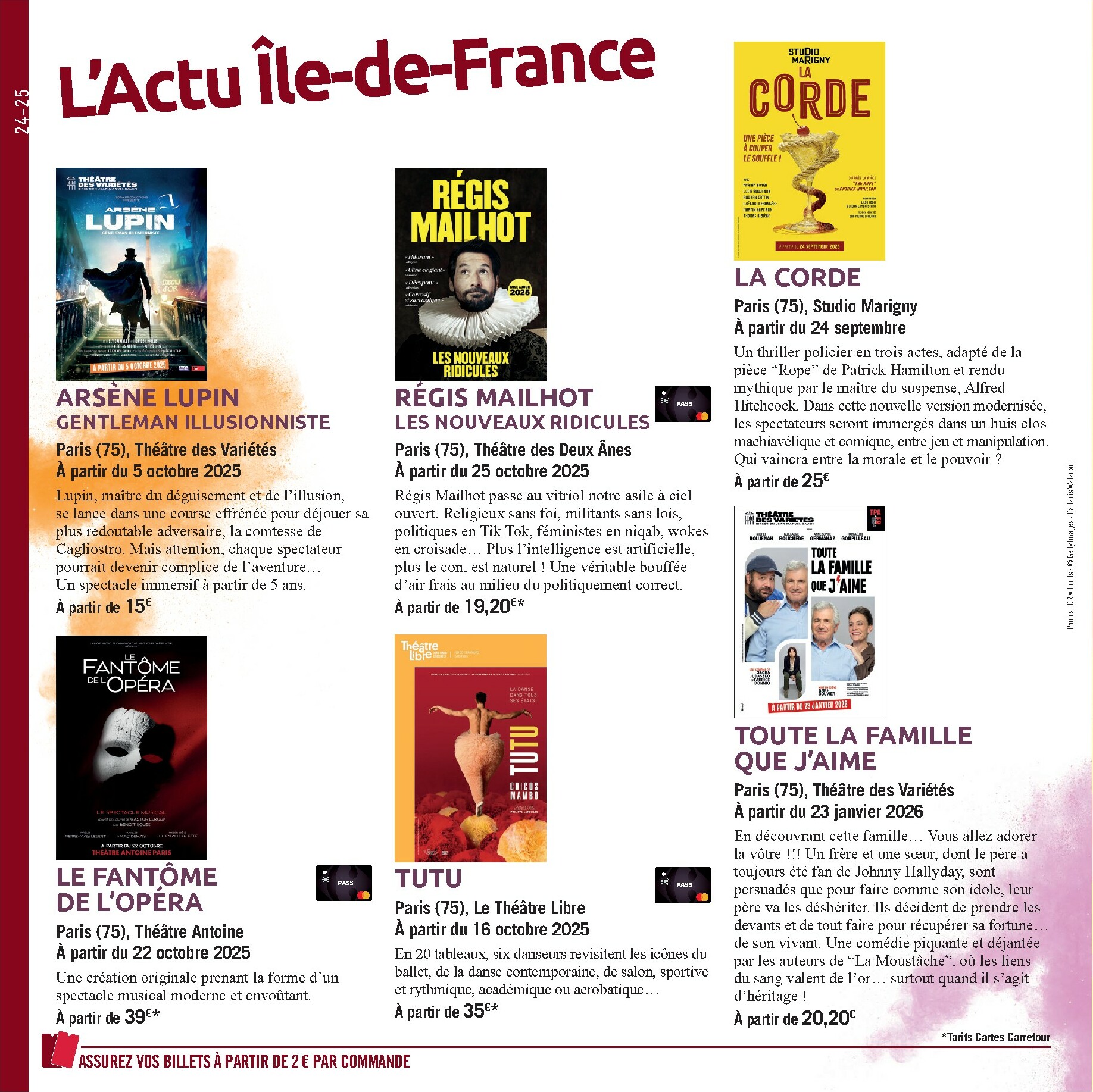 carrefour - Catalogue Carrefour - Le Book de vos Sorties valable du 01/10 au 08/03 - page: 24