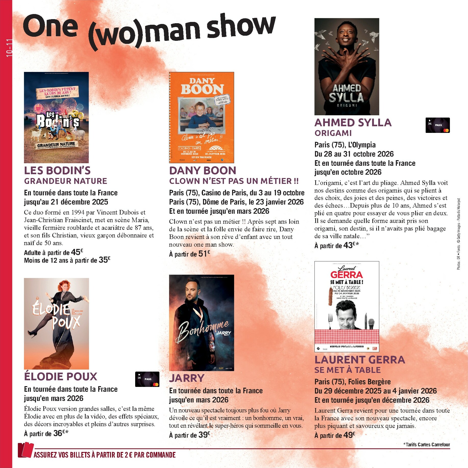 carrefour - Catalogue Carrefour - Le Book de vos Sorties valable du 01/10 au 08/03 - page: 10
